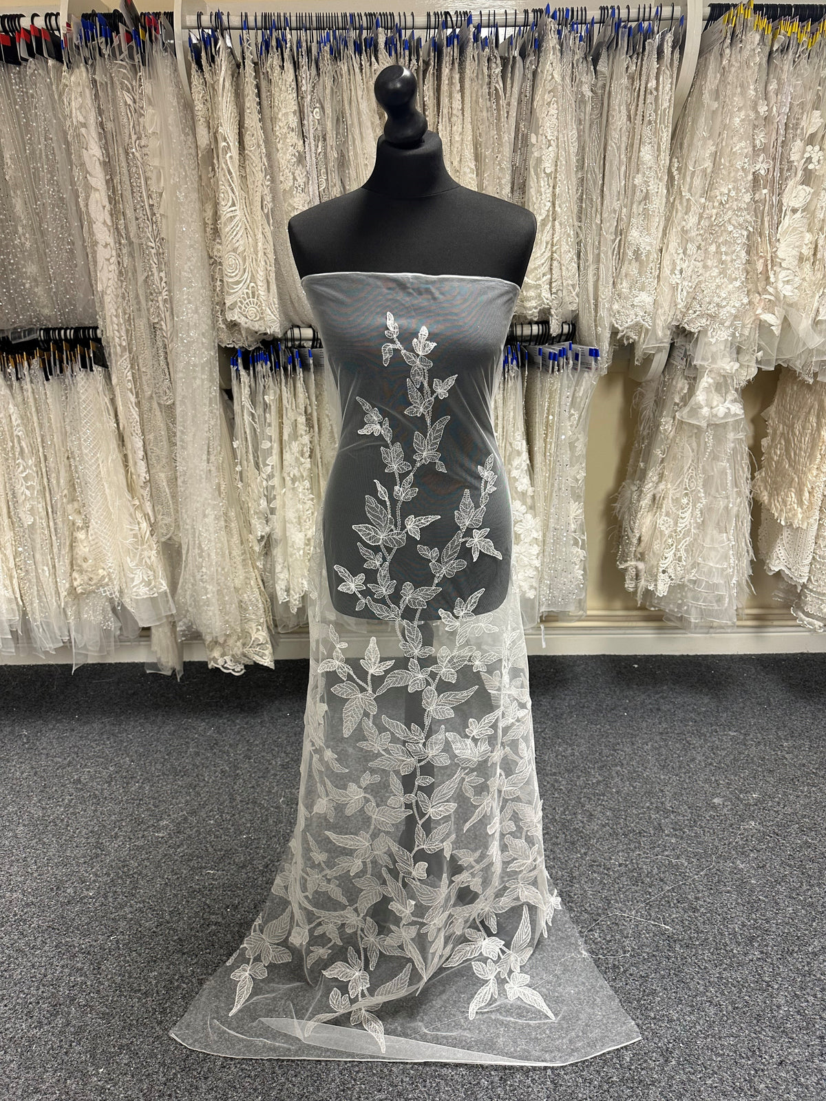 Dentelle Brodée Ivoire - Alhambra