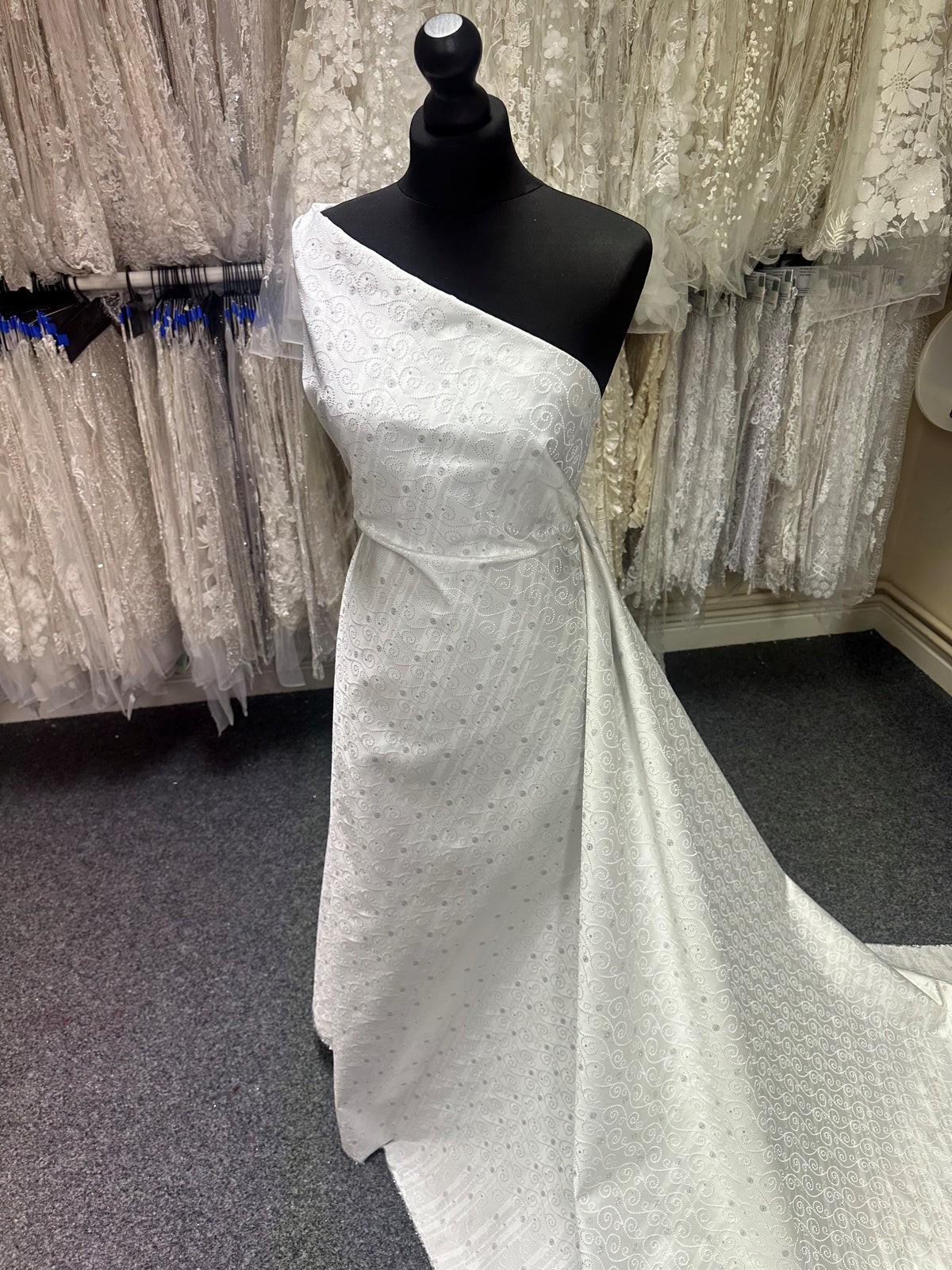 Tissu Gilet Blanc - Amsterdam