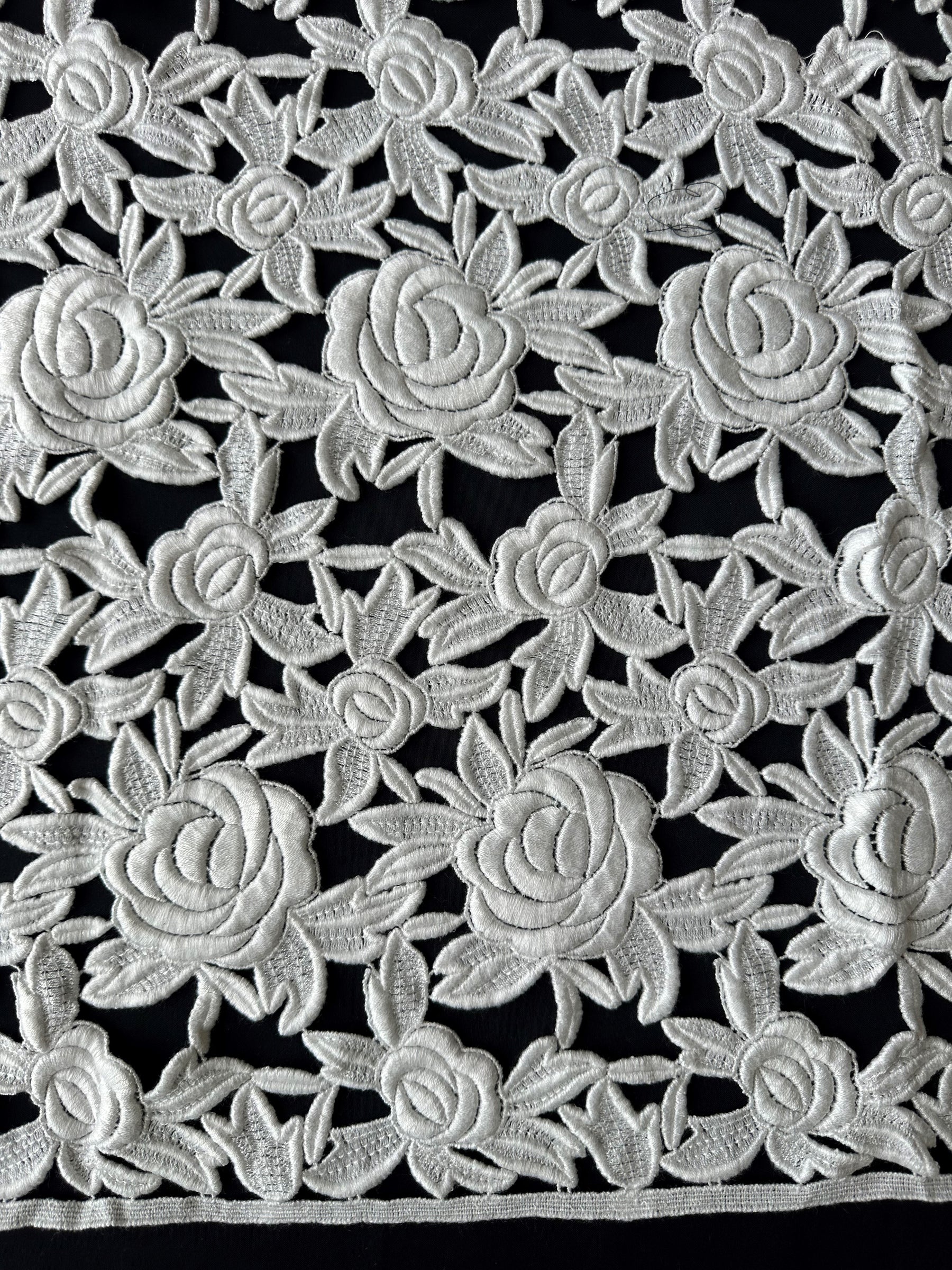 Dentelle guipure ivoire - Siff