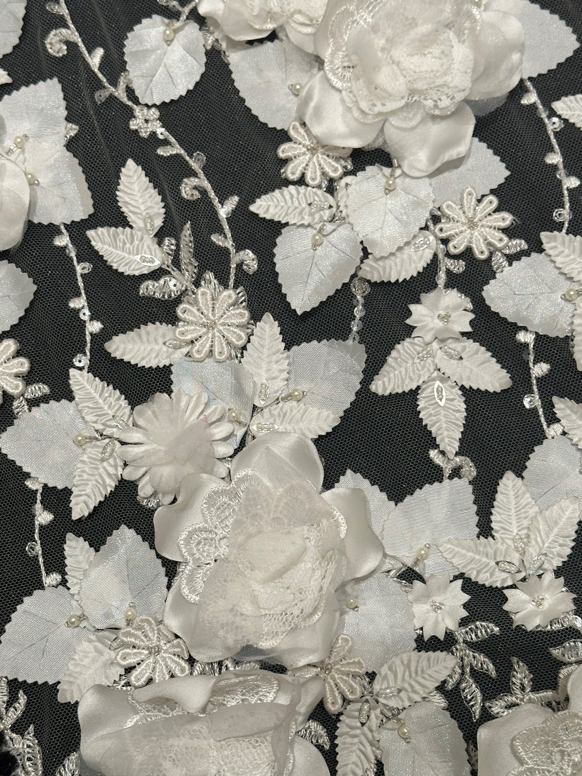 Dentelle ivoire 3D - Julianne