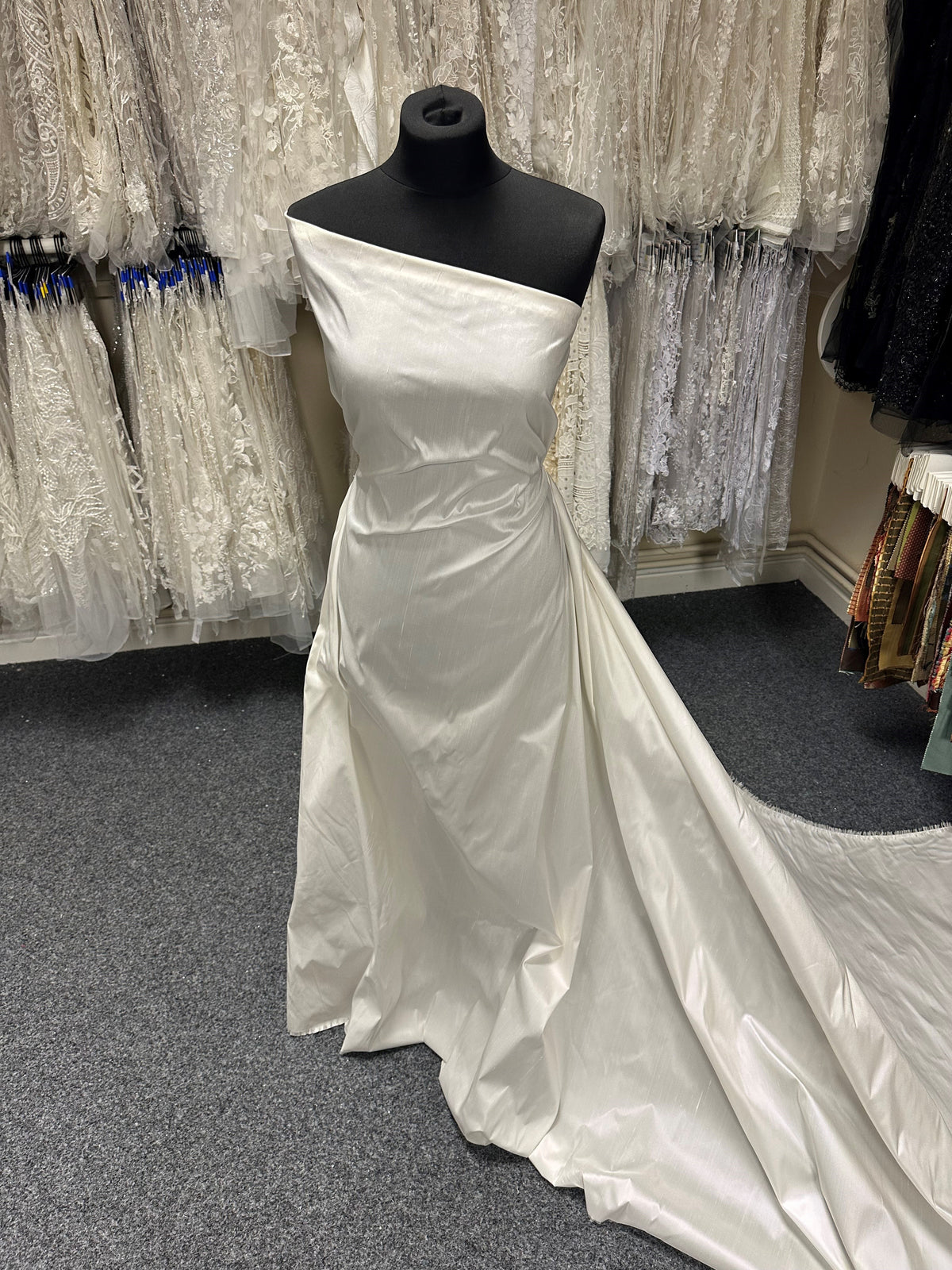 Dupion de soie ivoire – Beguile