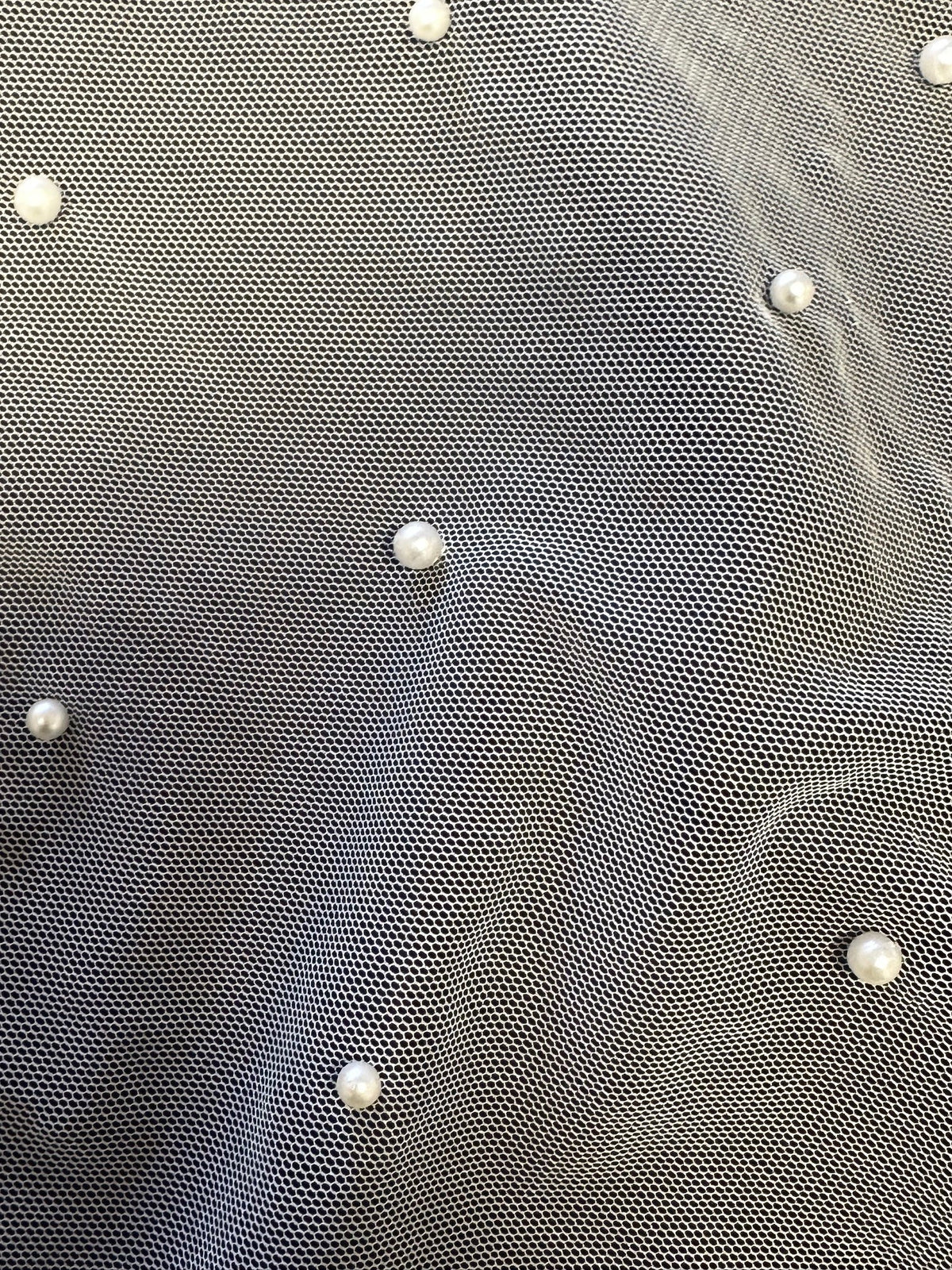 Tulle perle blanc - Chrysalide