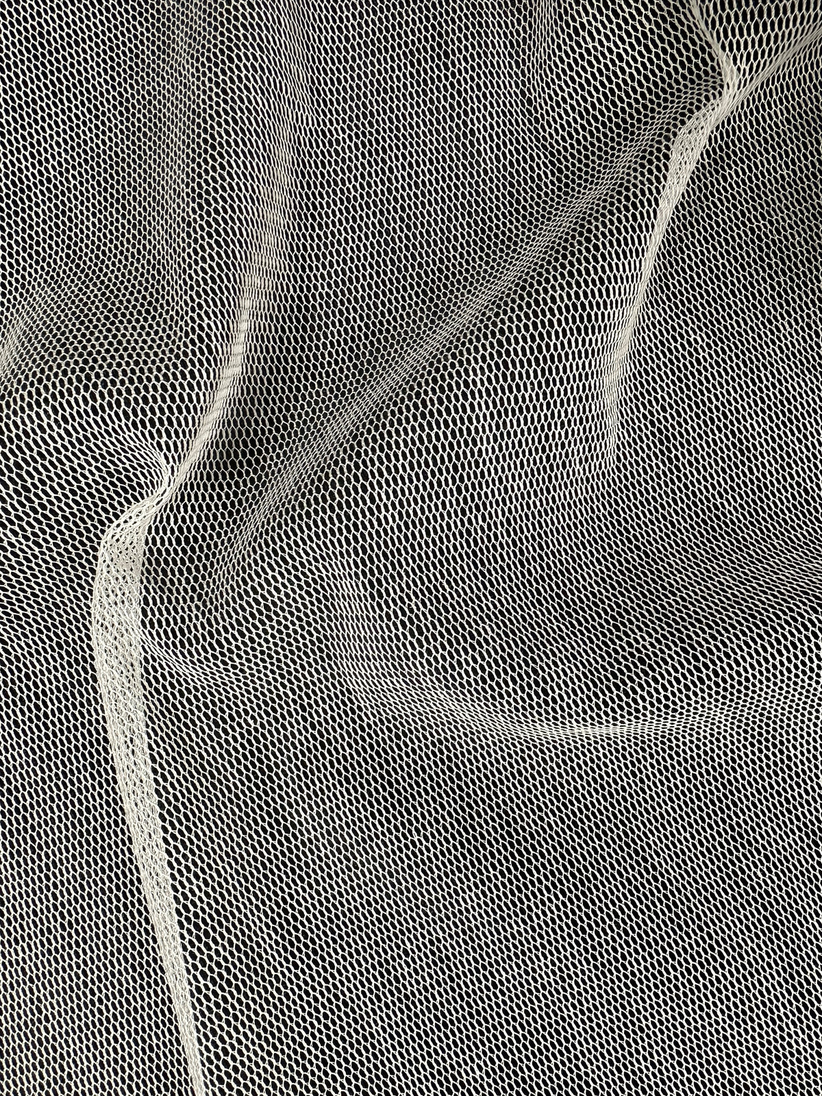 Tulle de coton ivoire - Astucieux