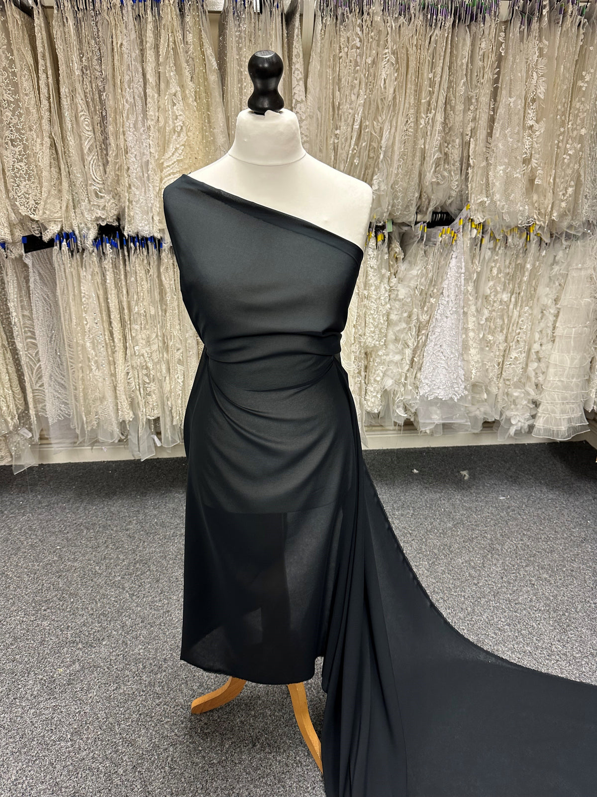 Tissu Mousseline Noir - Serendipity