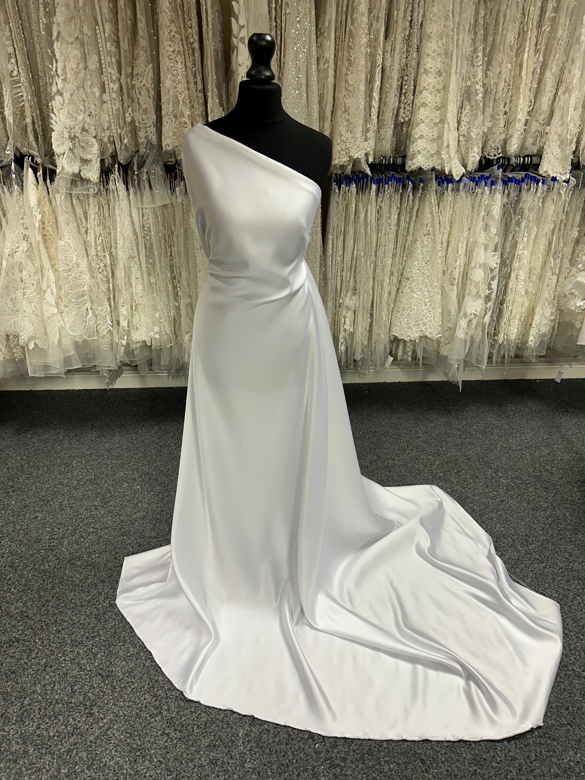 Satin Duchesse Polyester Blanc - Suprême