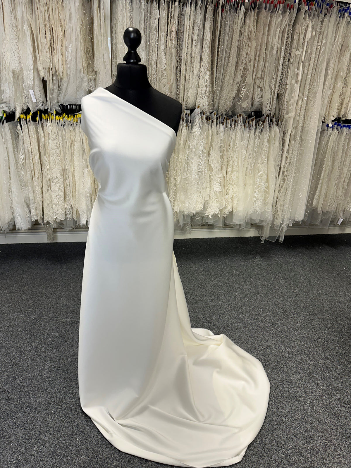 Crepe de tri-acétate Ivoire - Justice