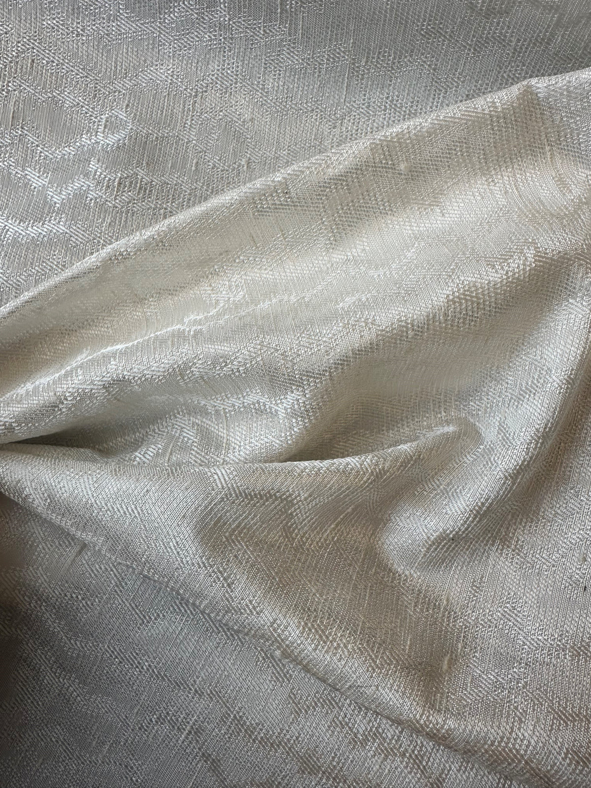 Brocart Moiré Ivoire - Shangri La