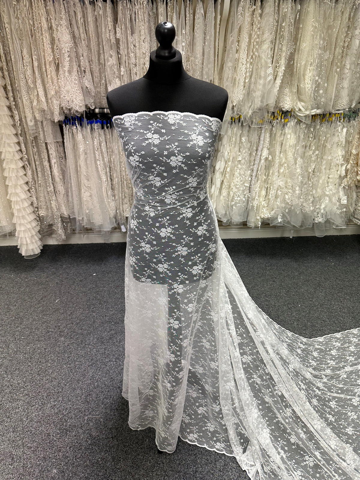 Dentelle de mariée légère ivoire - Harley