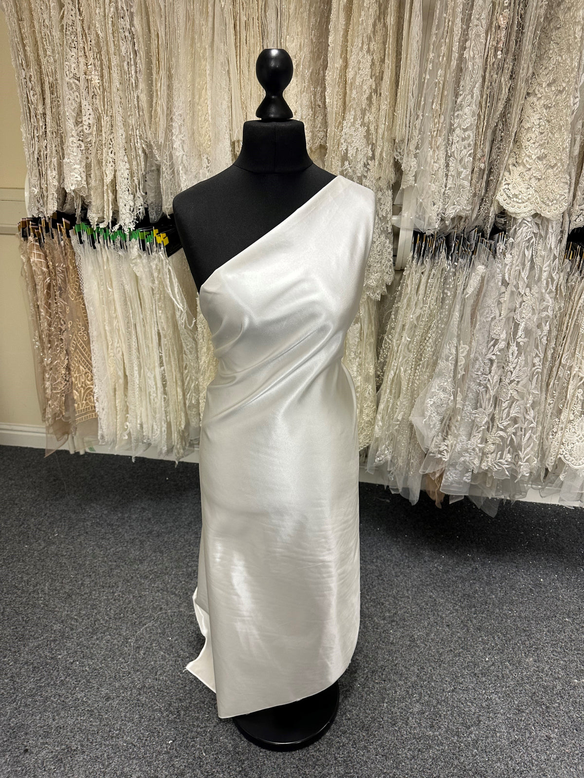 Satin de Soie/Coton Ivoire - Drama