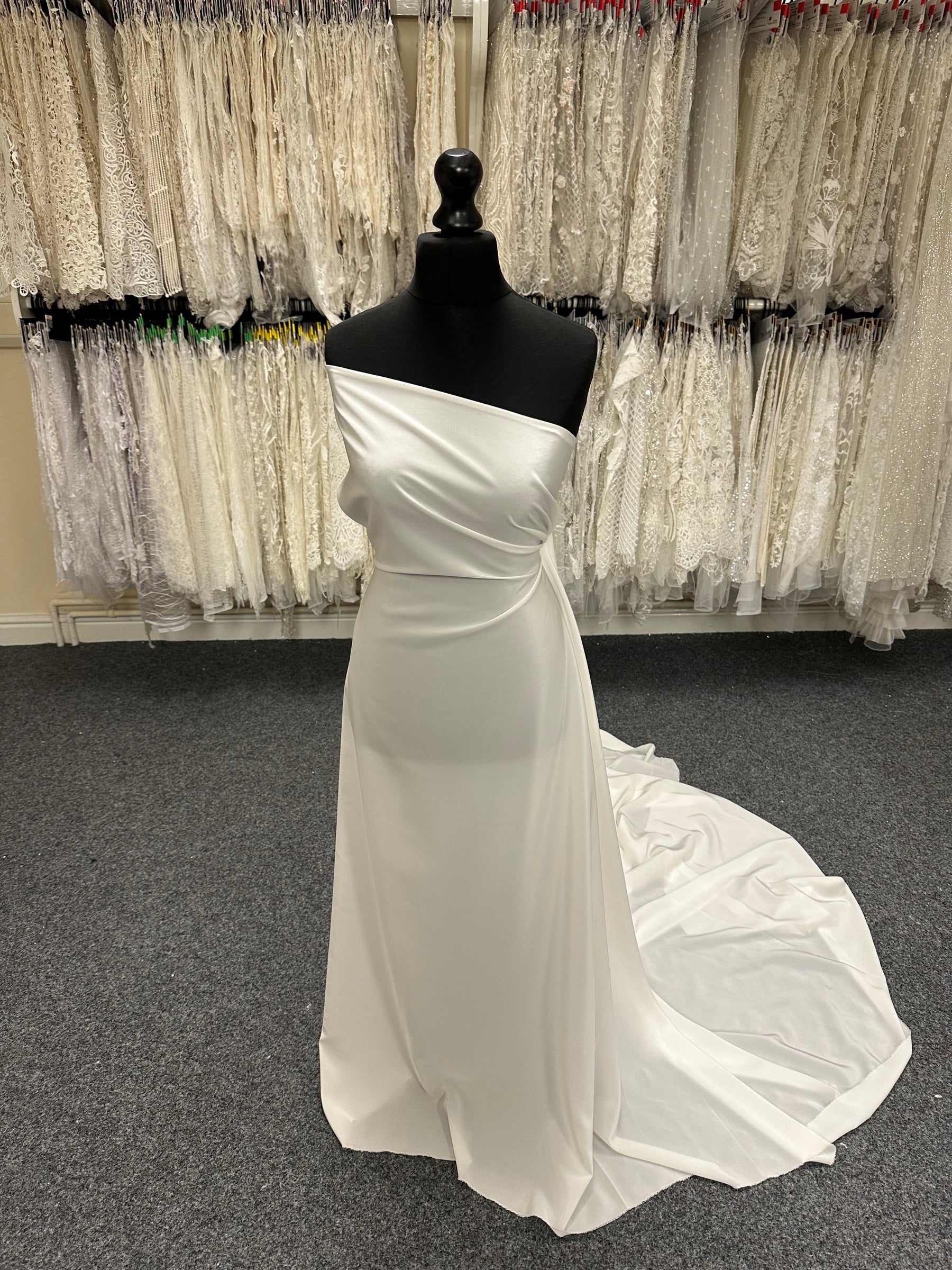 Tissu de doublure de luxe ivoire - Carnal