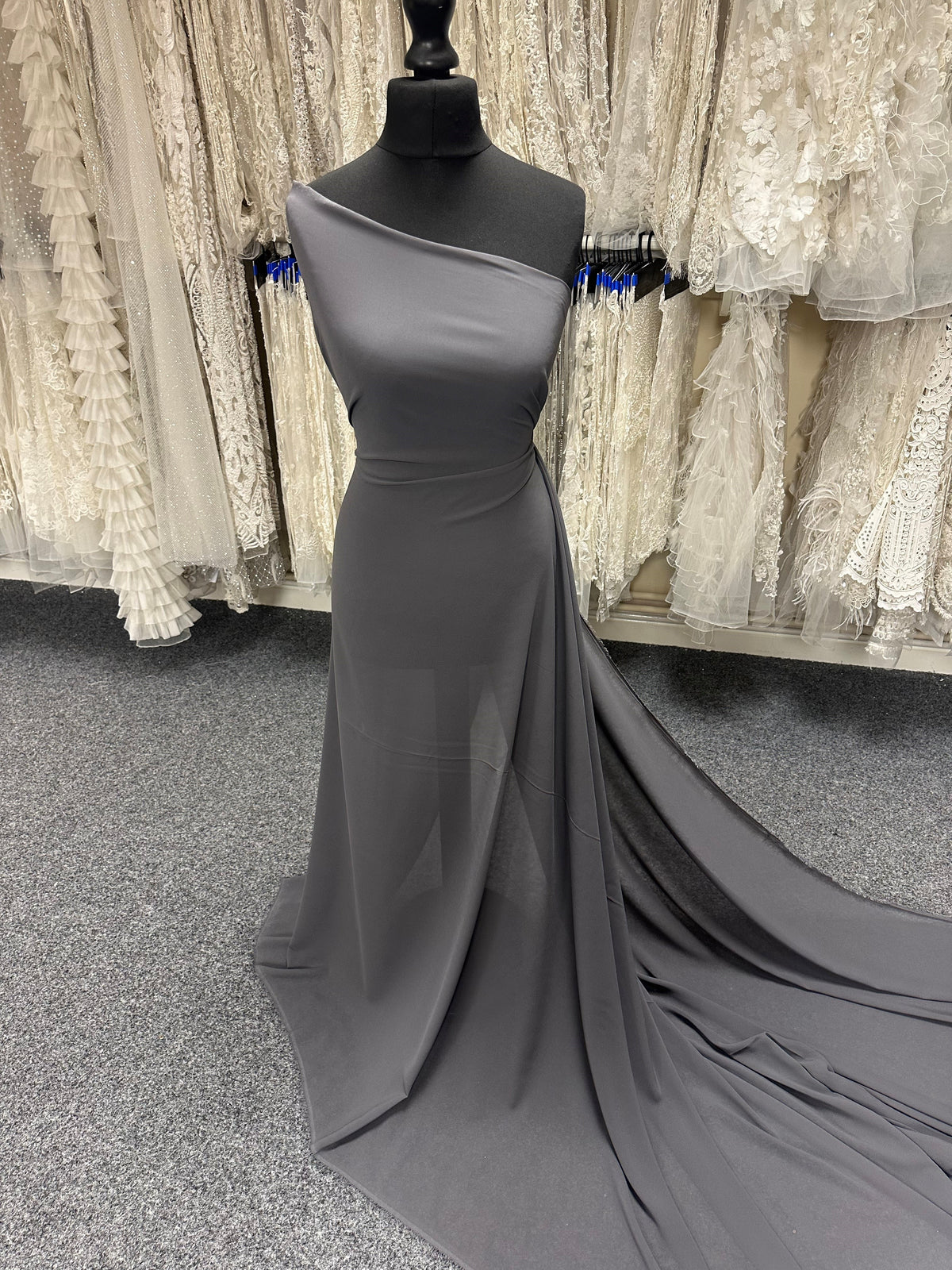 Mousseline de Polyester Grise - Benevolence