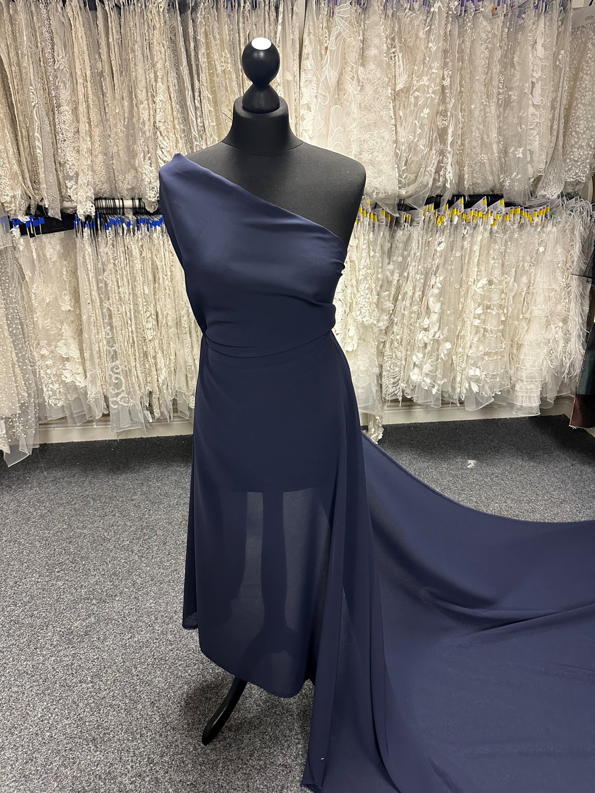 Tissu Mousseline de Polyester Minuit - Serendipity