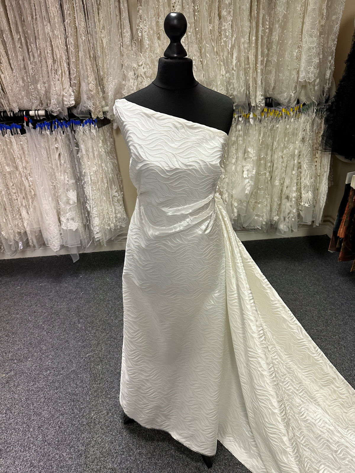 Tissu Gilet Ivoire - Madrid