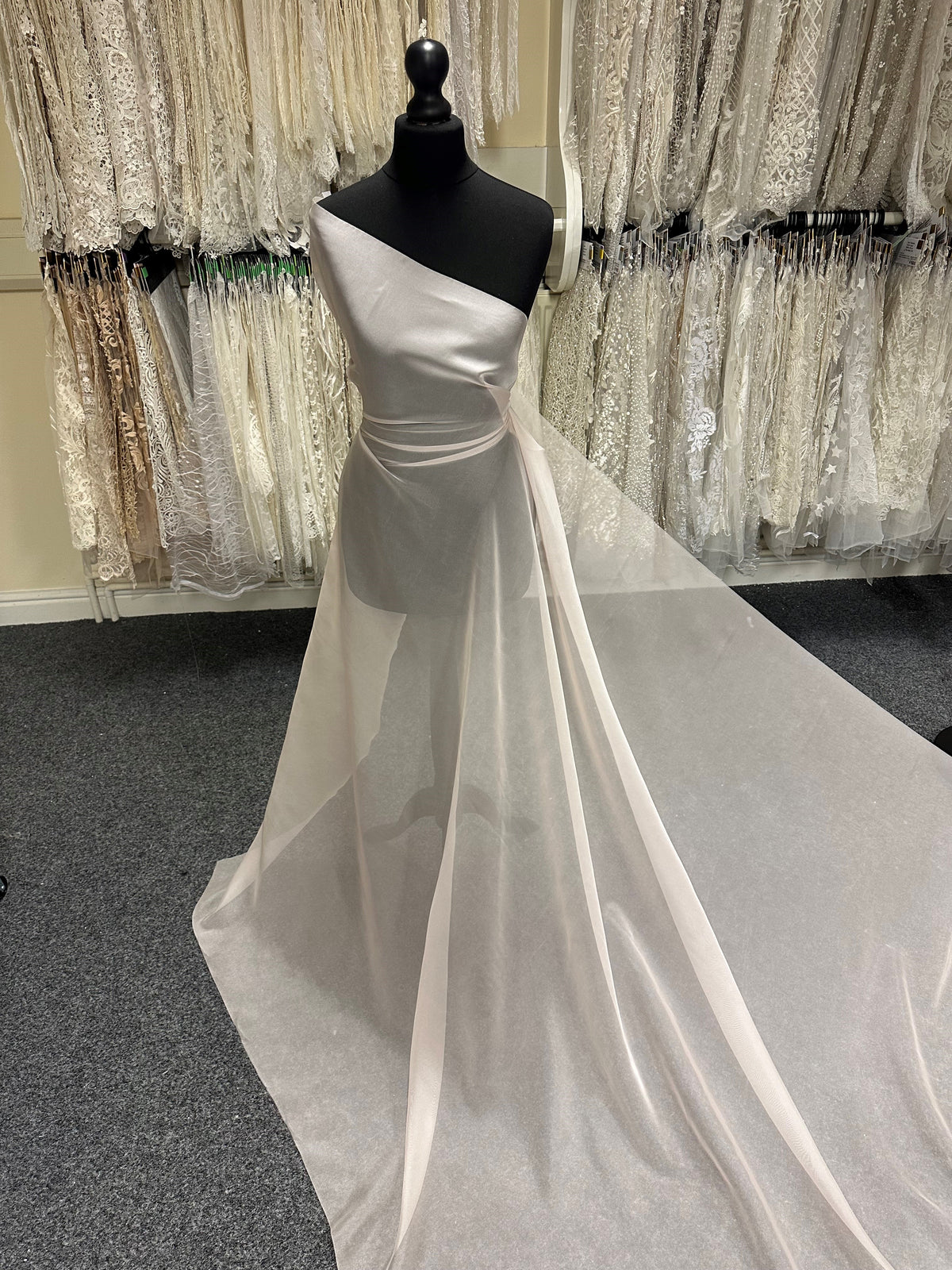 Mousseline de Polyester Blush - Honesty