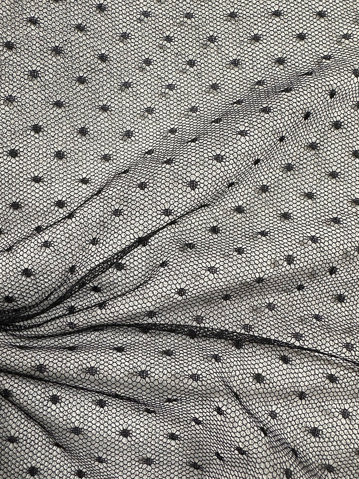 Black Spotted Tulle - Machete