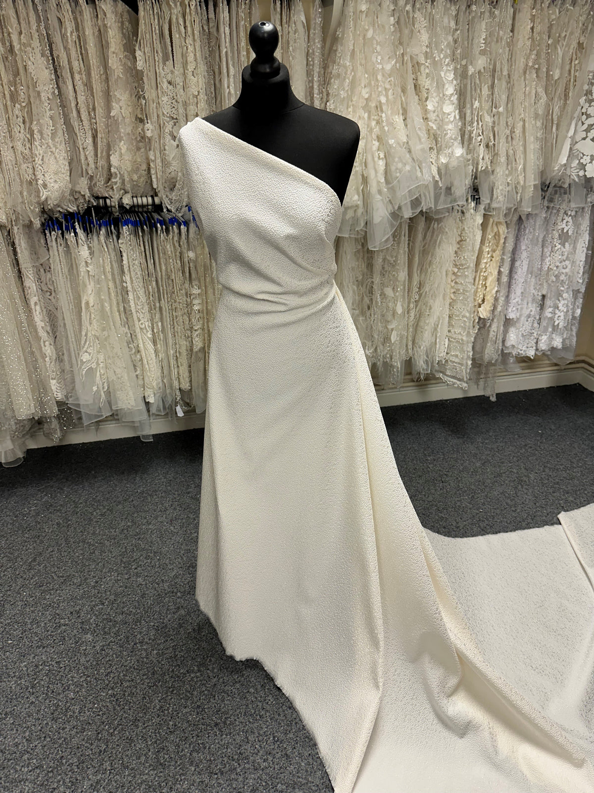 Motif a pois Jacquard ivoire - Joviality