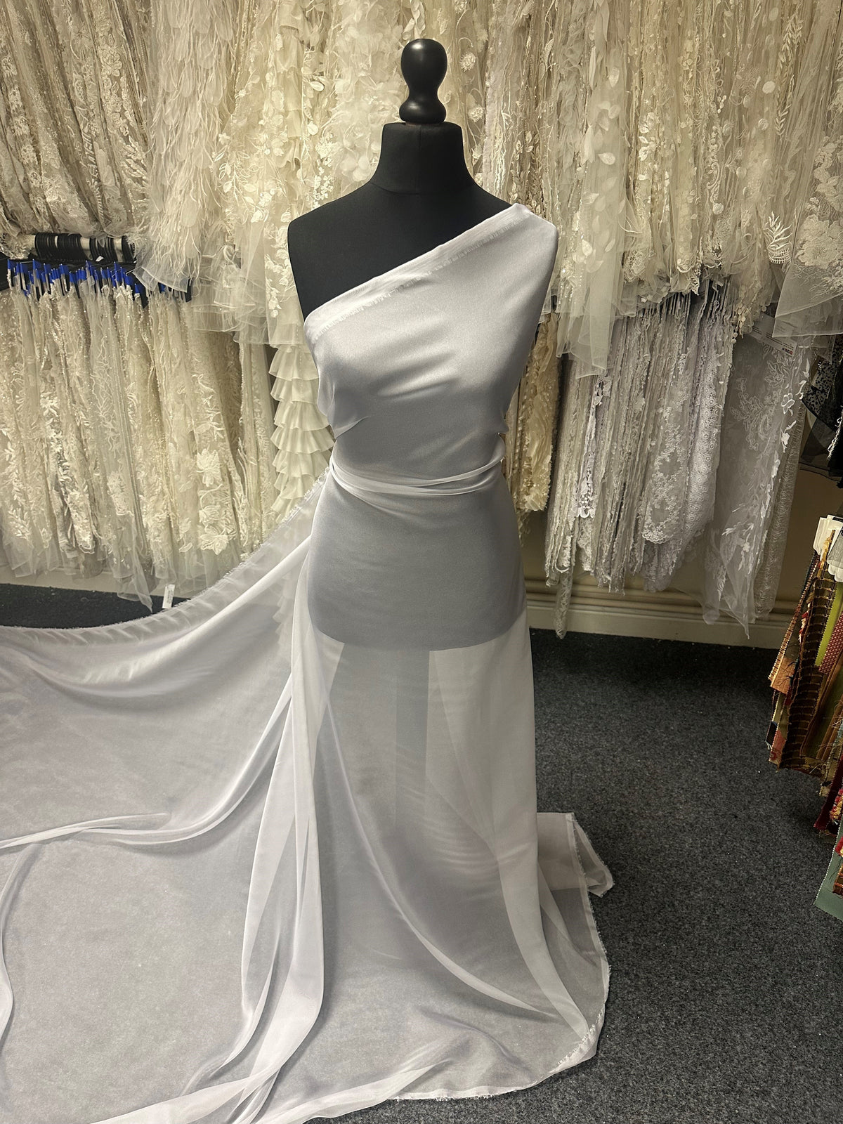 Mousseline de Polyester Blanche - Honesty