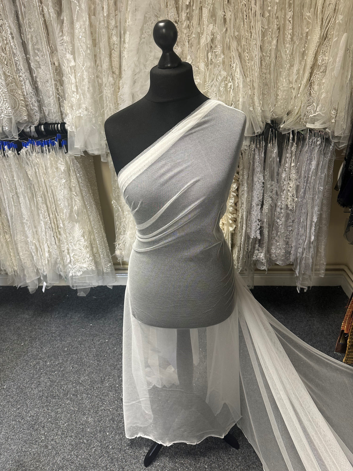 Tulle de coton ivoire - Delight