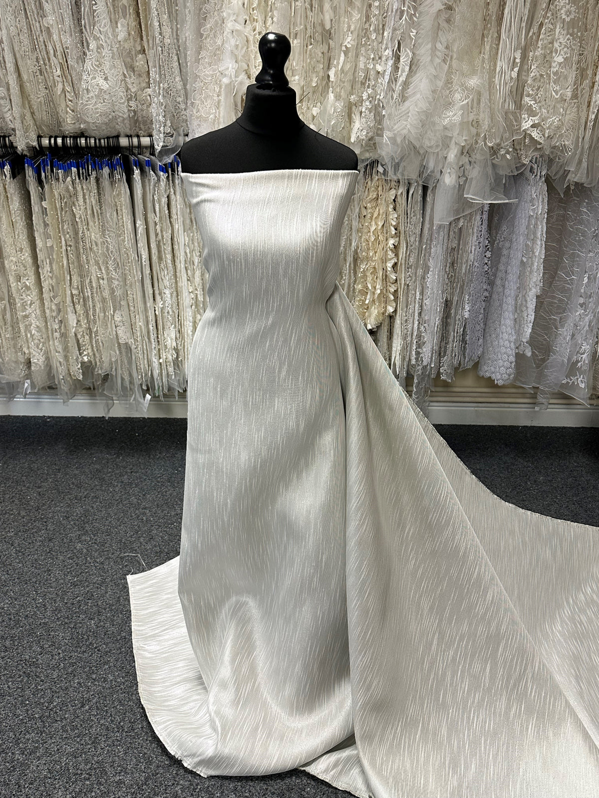 Tissu flammé ivoire - Granada