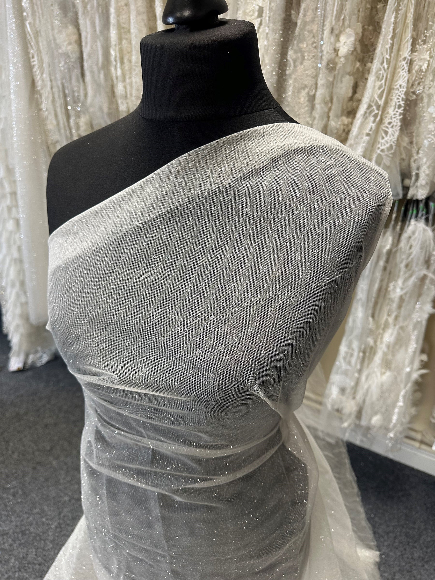 Tulle pailleté ivoire – Effervescence