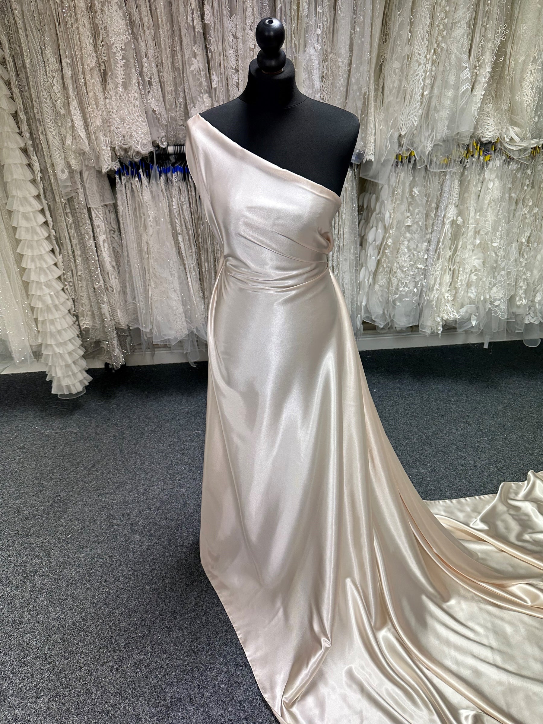 Satin Polyester Champagne - Sacré