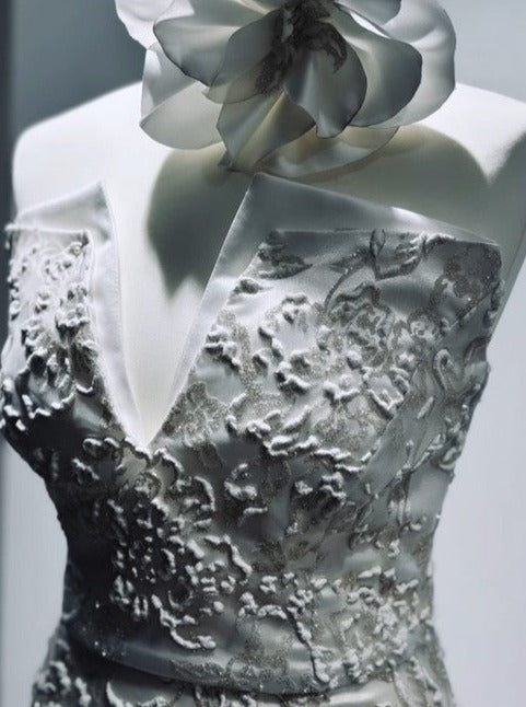 Dentelle Ivoire Glitter 3D - Aileen
