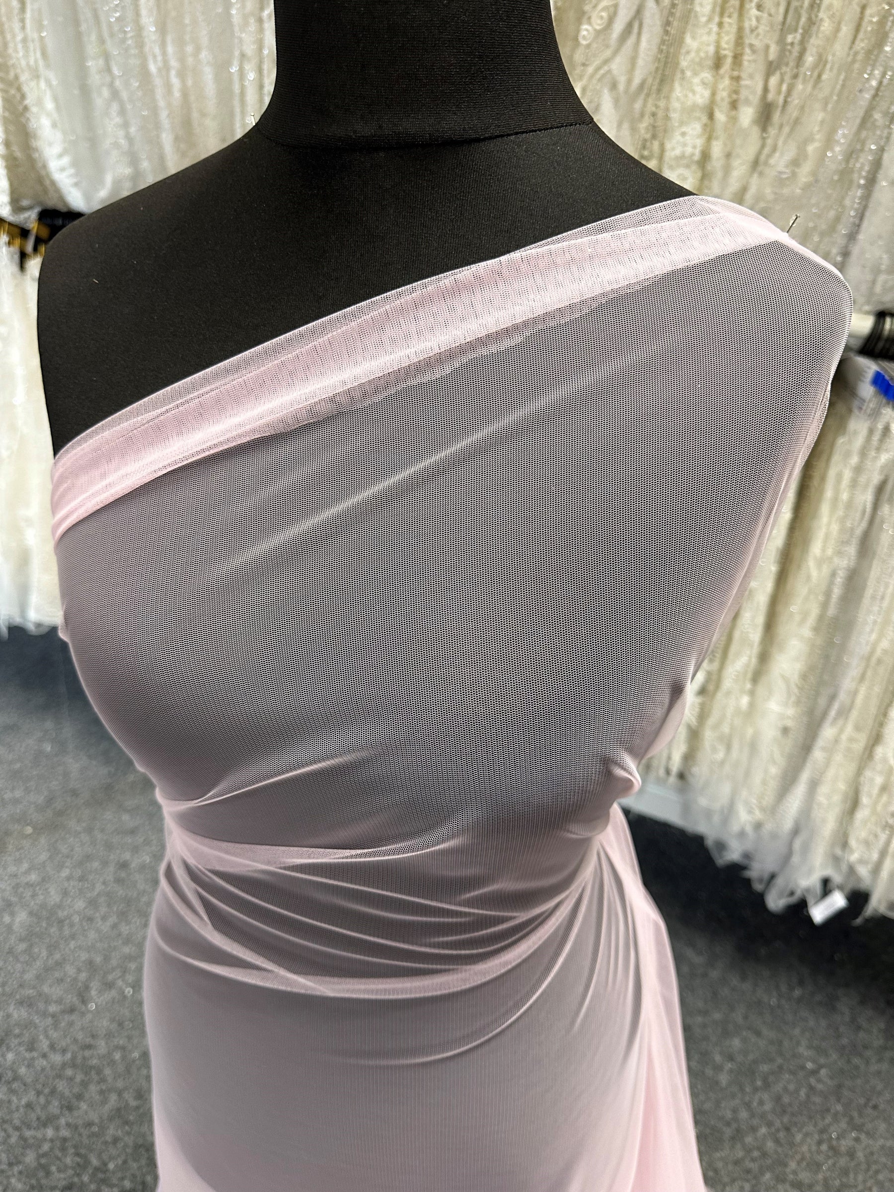 Tulle Rose Coquillage - Carnival