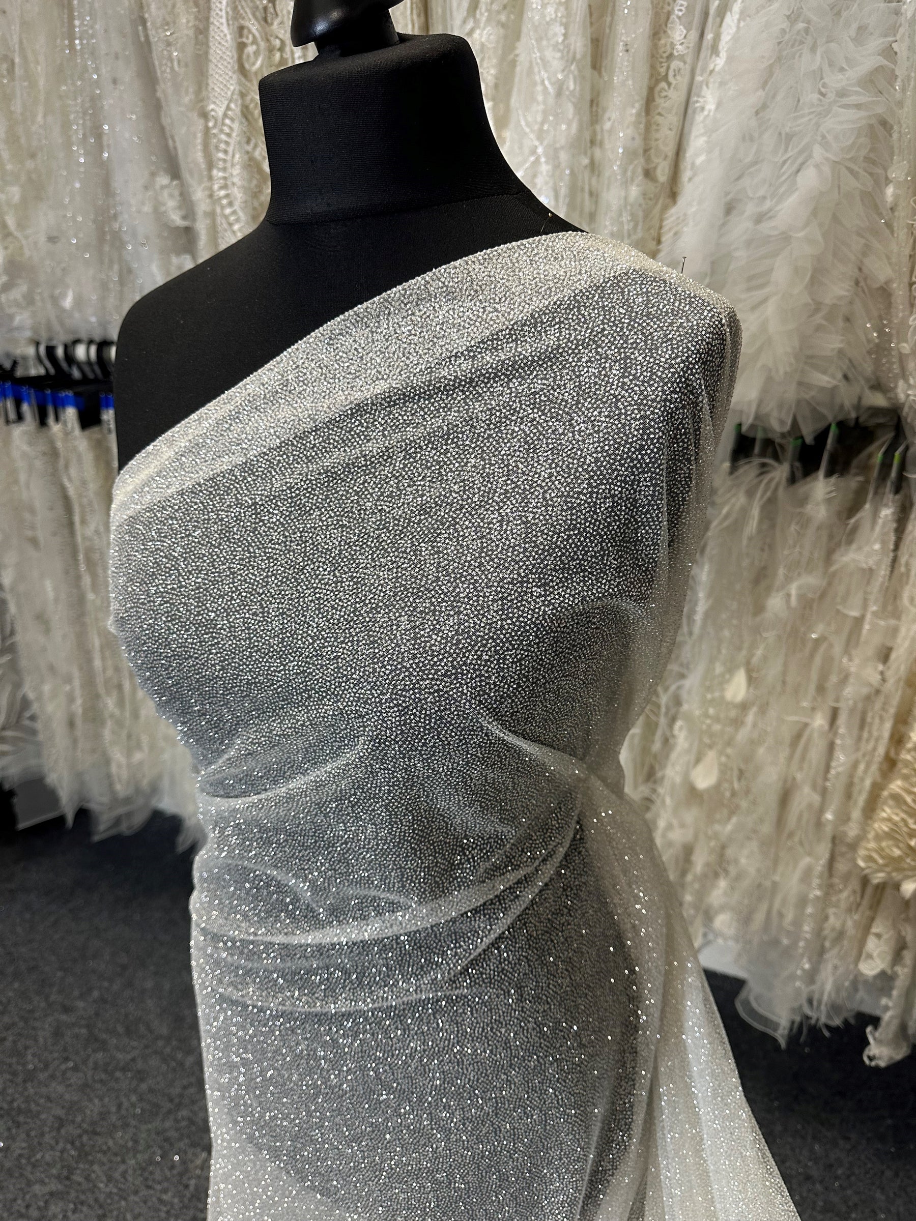 Tulle pailleté ivoire - Magnétisme