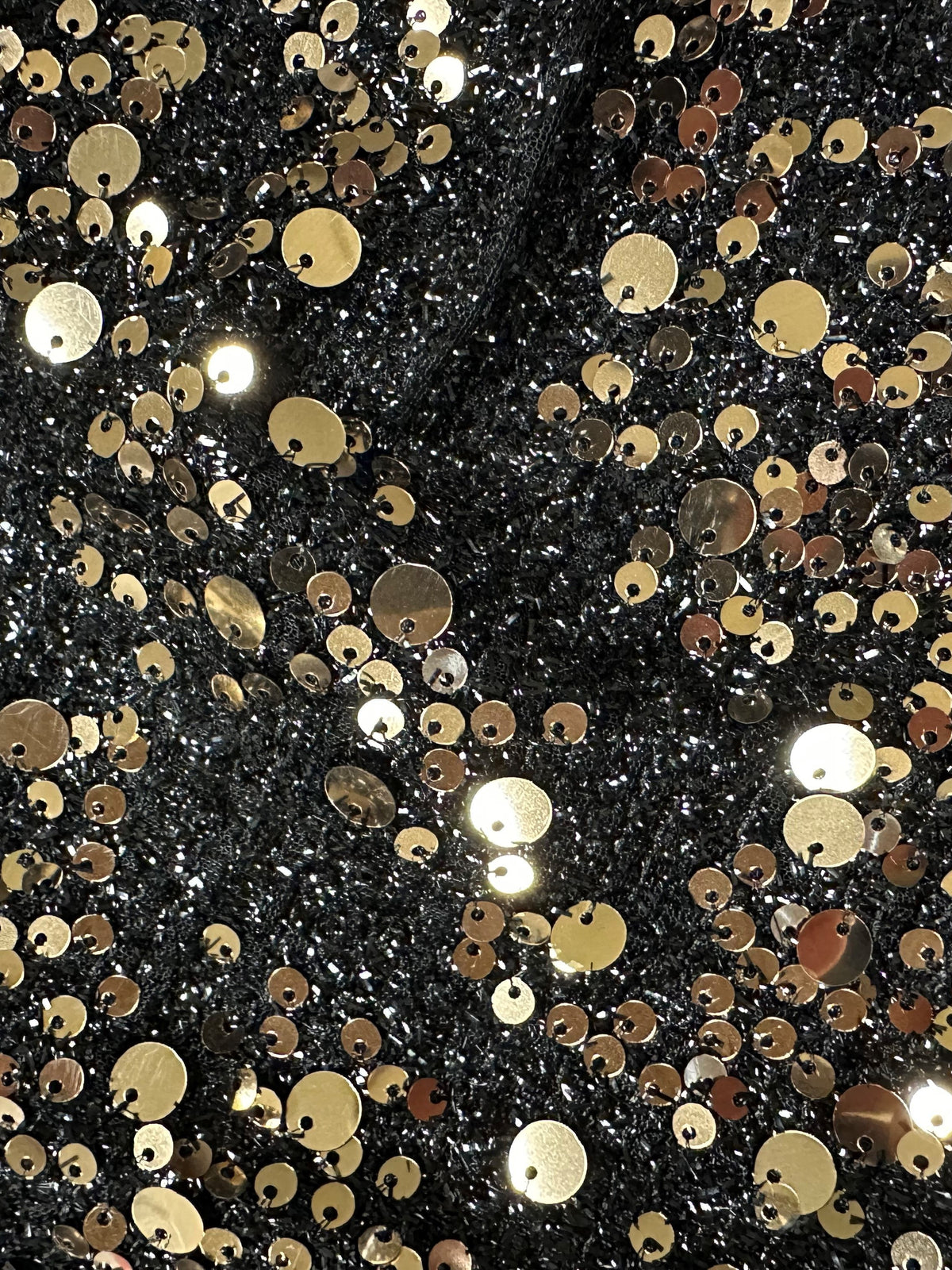 Maille ornée de sequins dorés - Casablanca