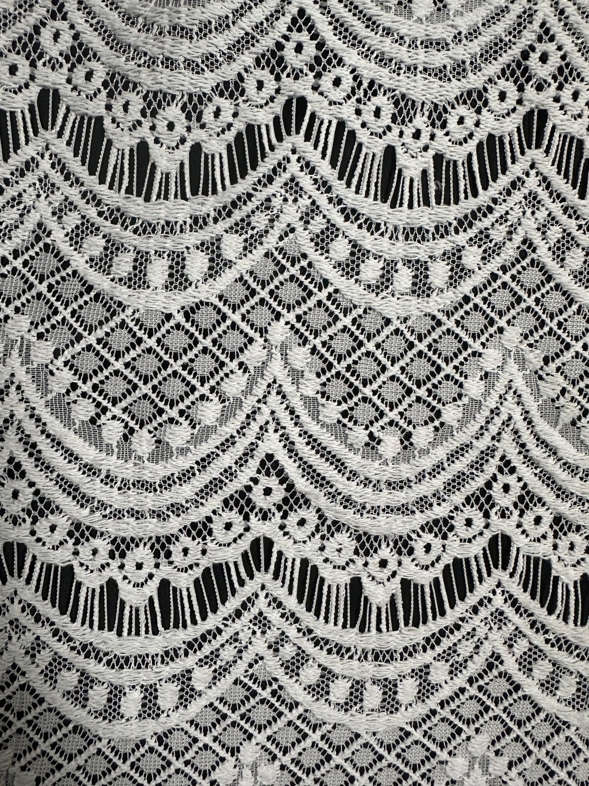 Dentelle Raschel Ivoire - Catane (CF)