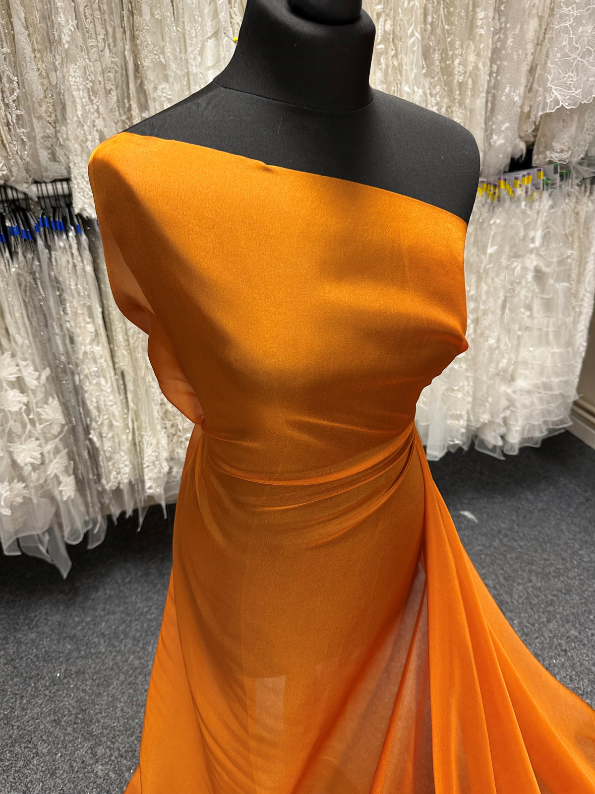 Mousseline de Polyester Châtaigne - Honesty