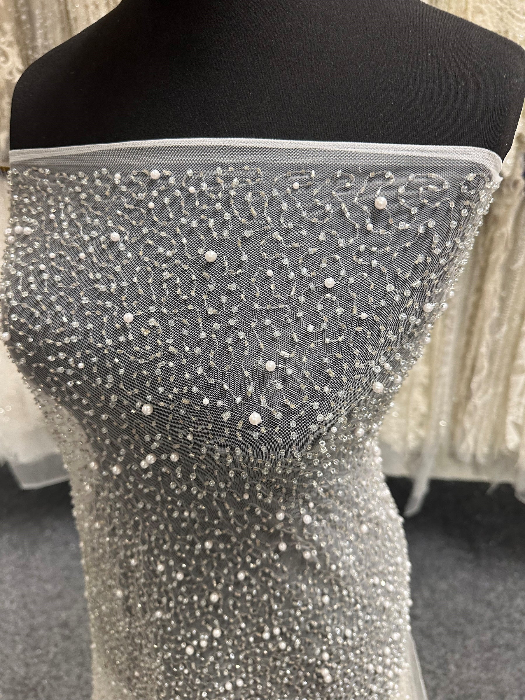 Tulle Ivoire Embelli - Pascale
