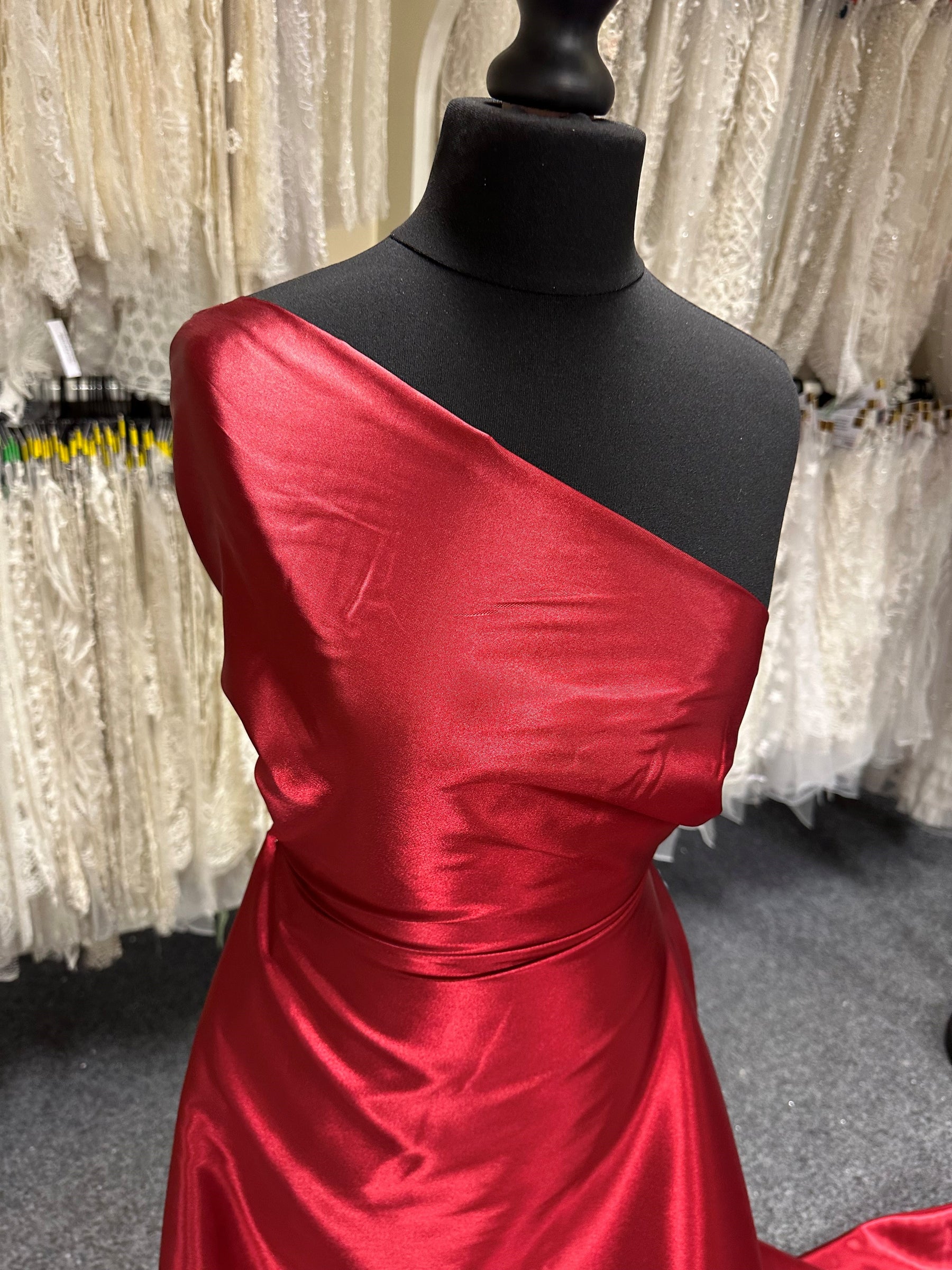 Satin Polyester Bordeaux - Ascot