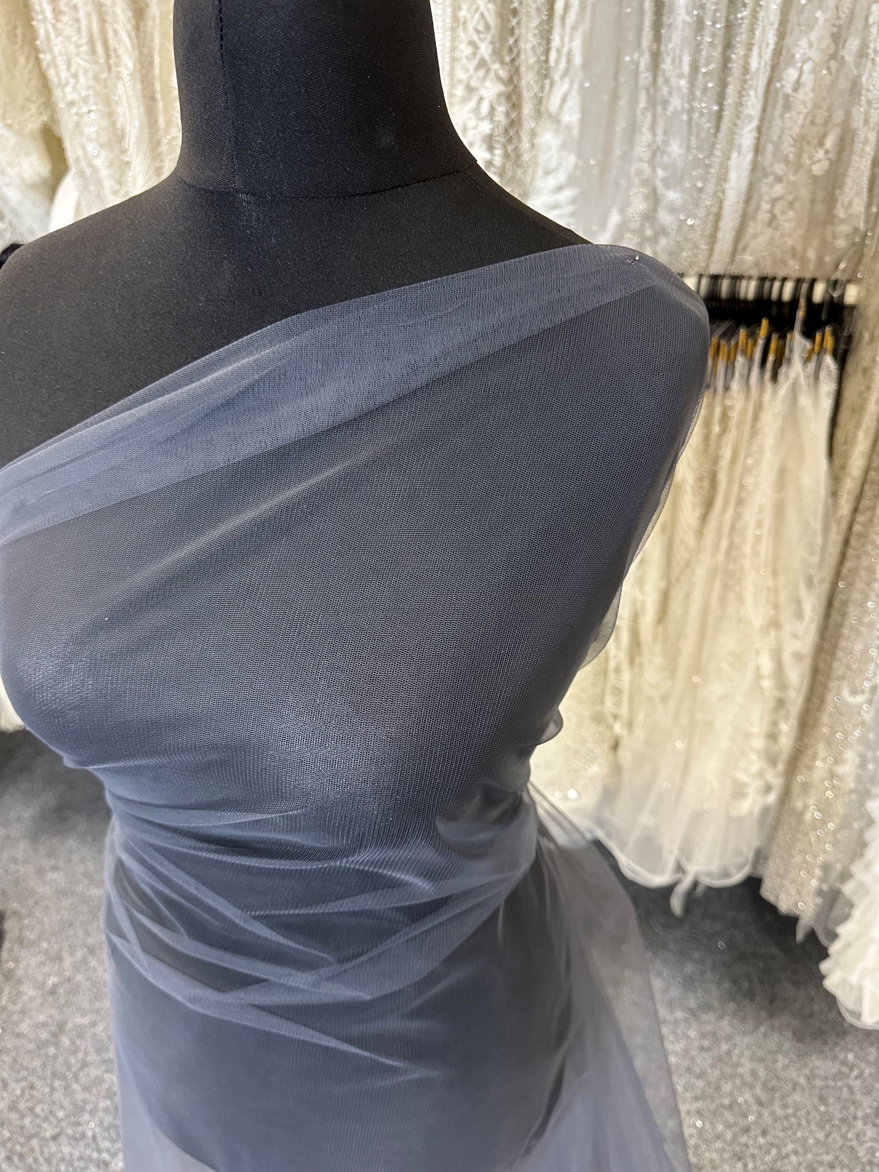 Tulle Gris Gun Metal - Carnival