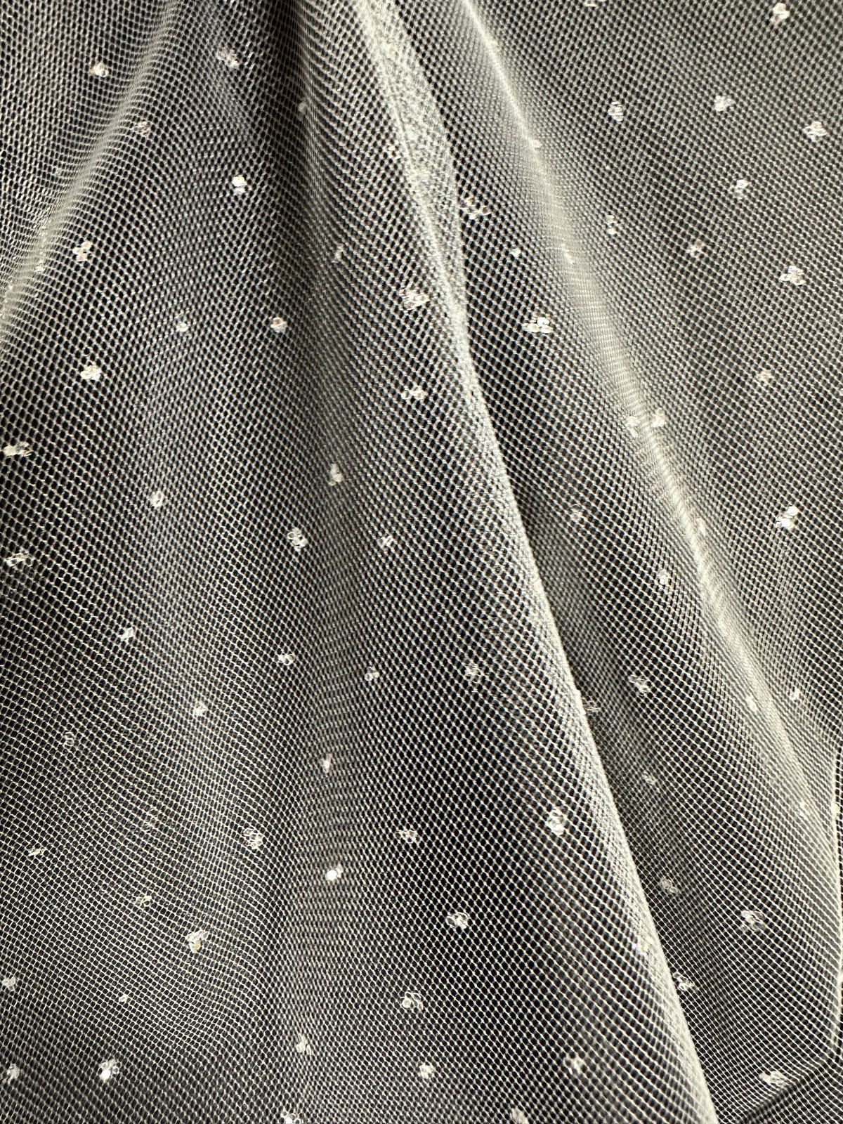 Ivory Glitter Tulle – Antigua