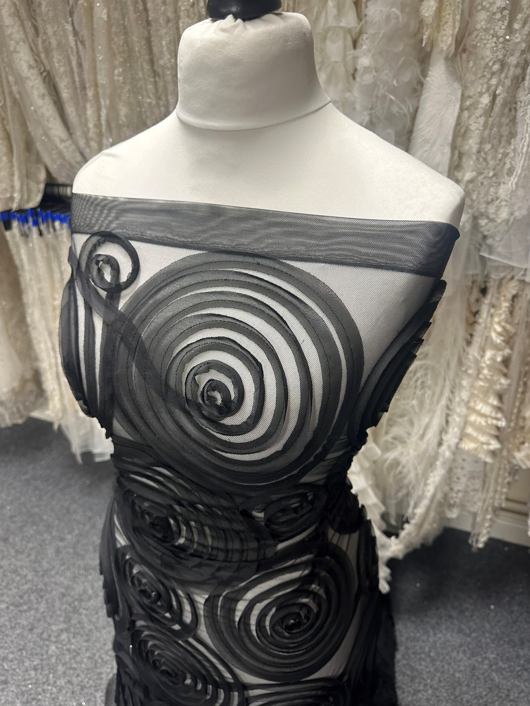 Dentelle 3D noire - Lorelei