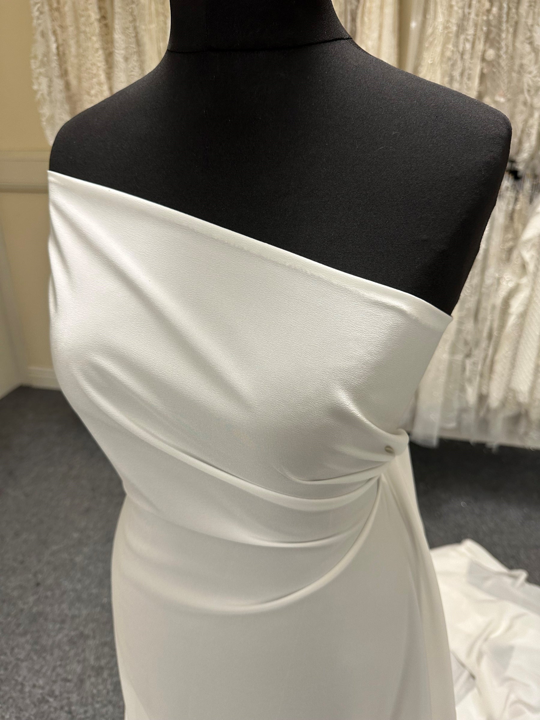 Tissu de doublure de luxe ivoire - Carnal