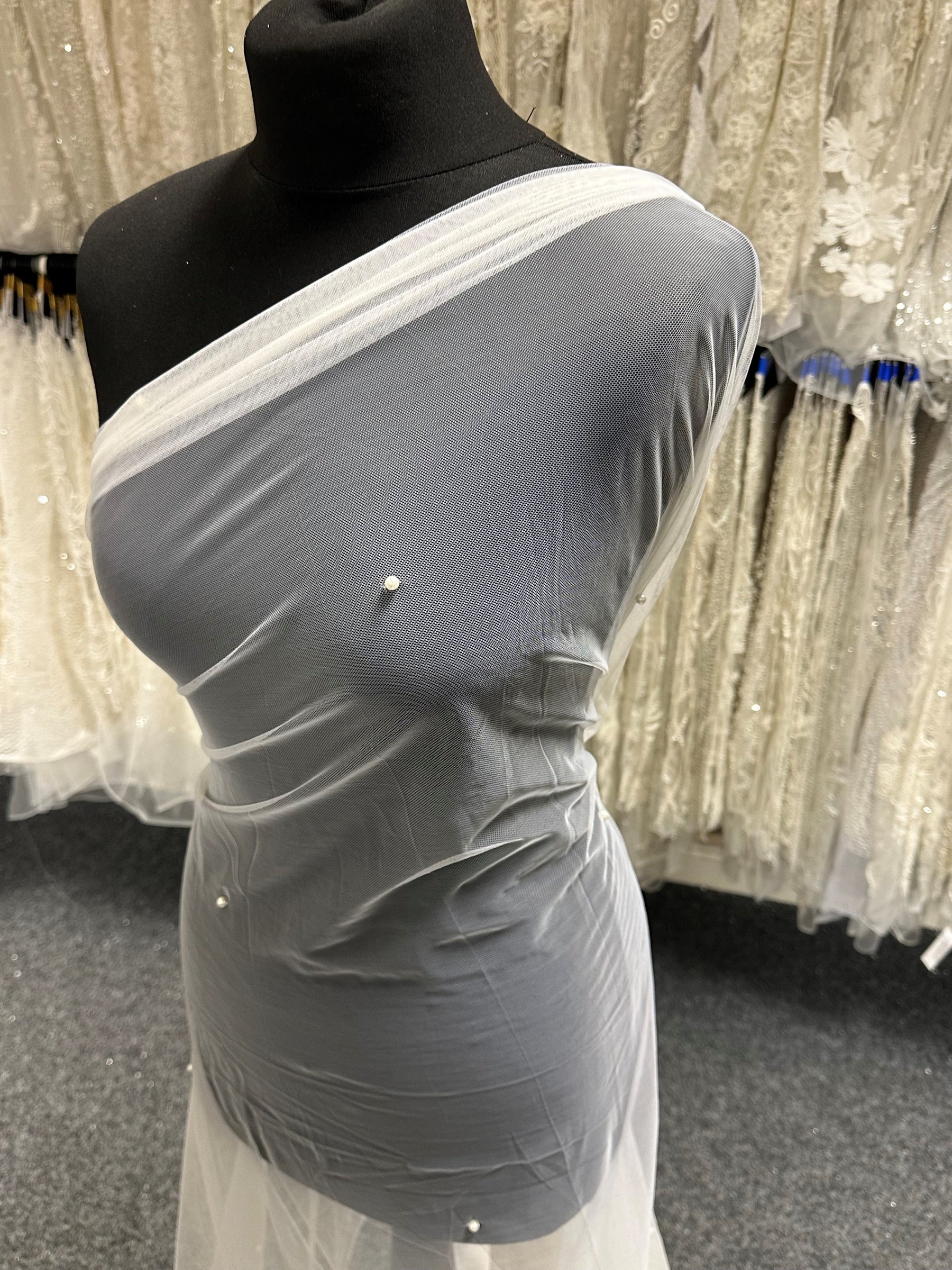 Tulle Perlé Ivoire - Sultan