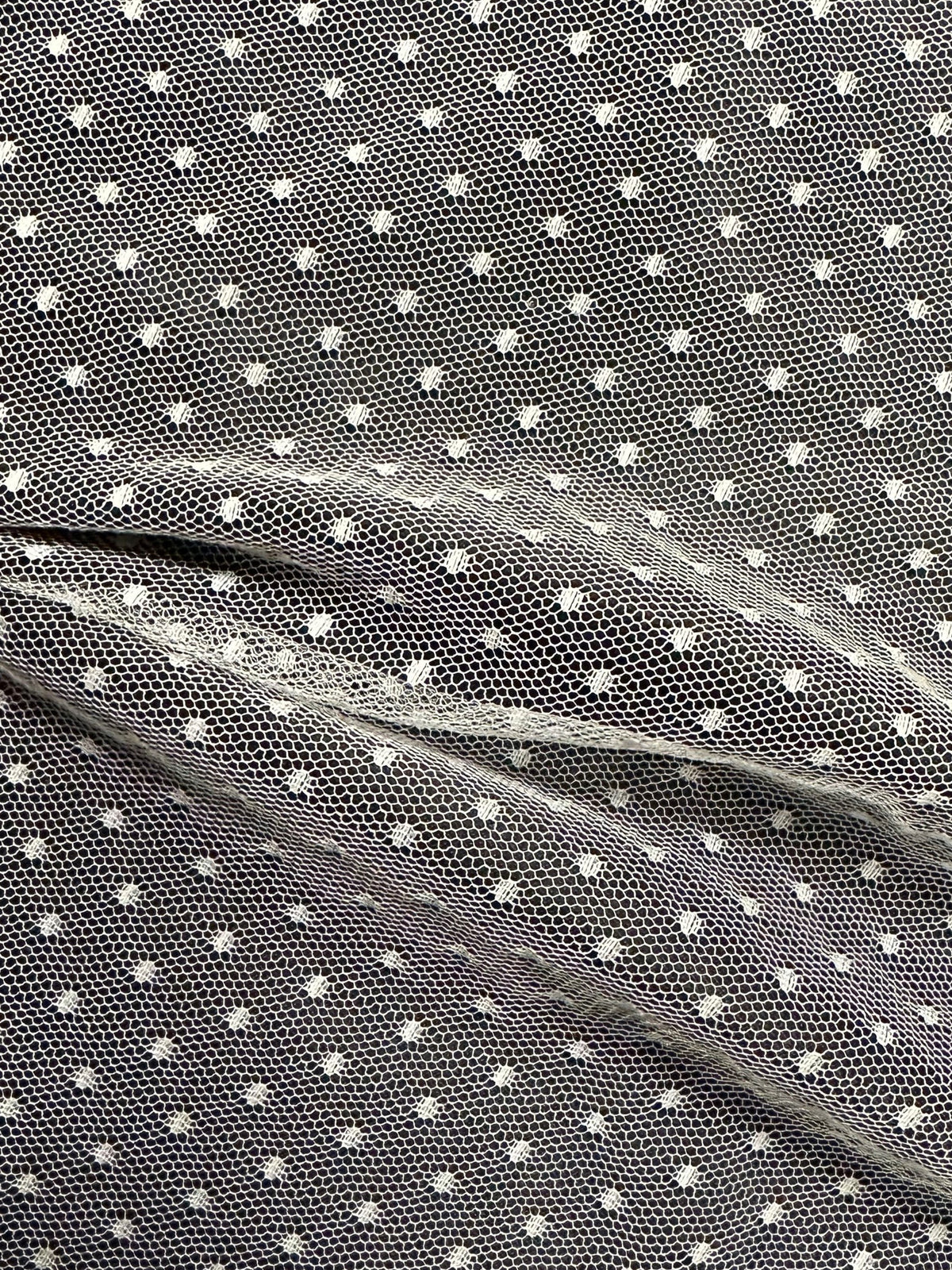 Ivory Spotted Tulle - Machete