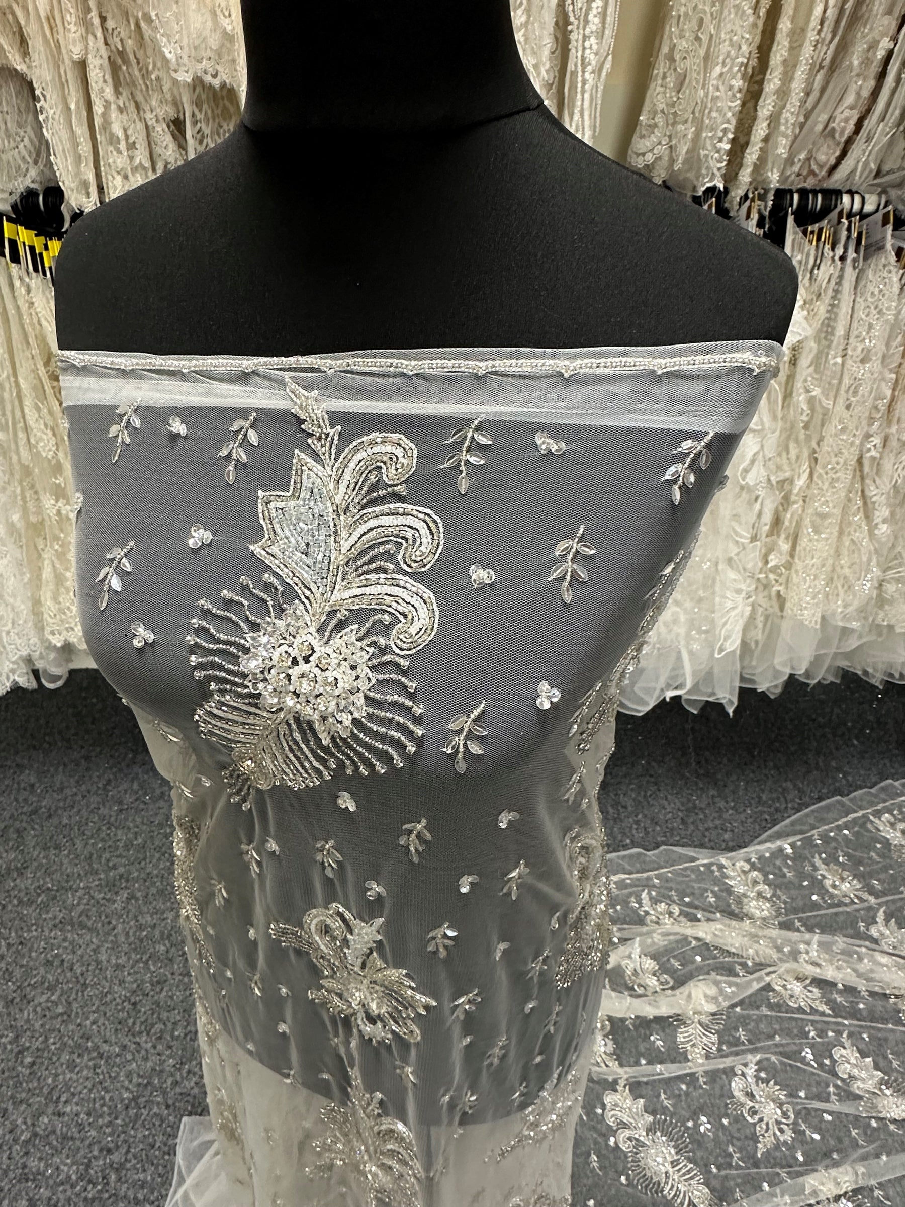 Dentelle Perlée Ivoire - Heaven