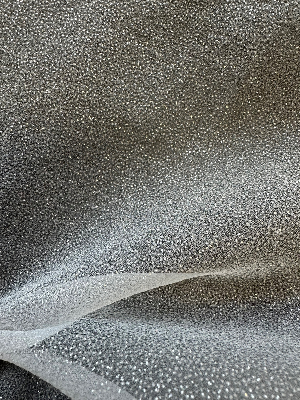 Organdi froissé en polyester ivoire - Blizzard