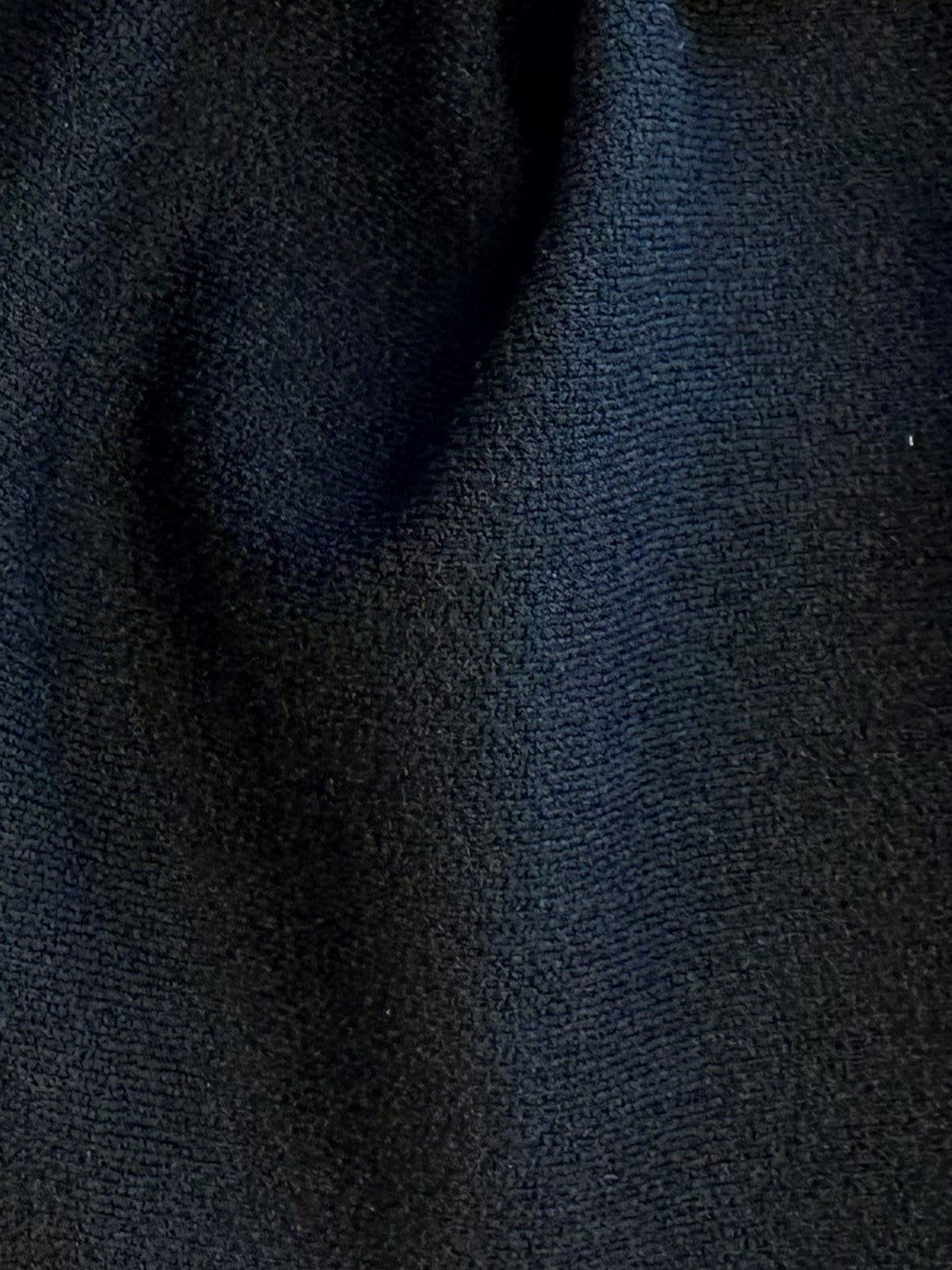 Crêpe scuba extensible noire - Farne