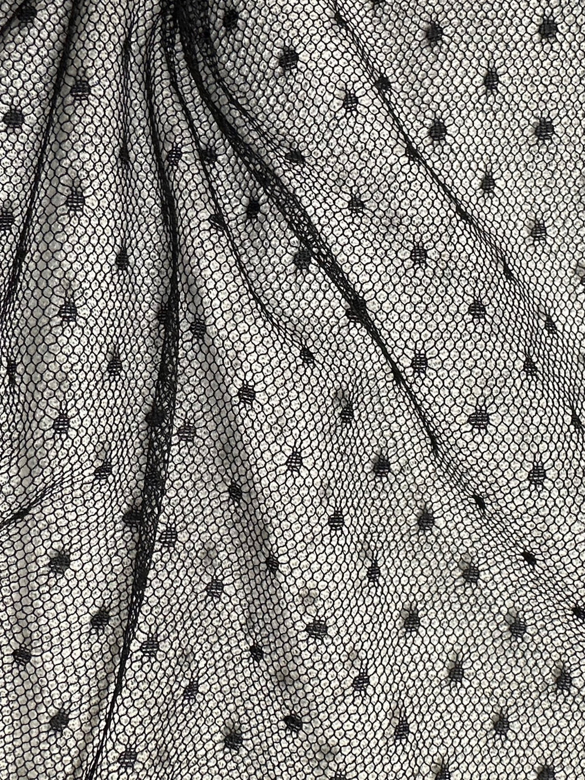 Black Spotted Tulle - Machete