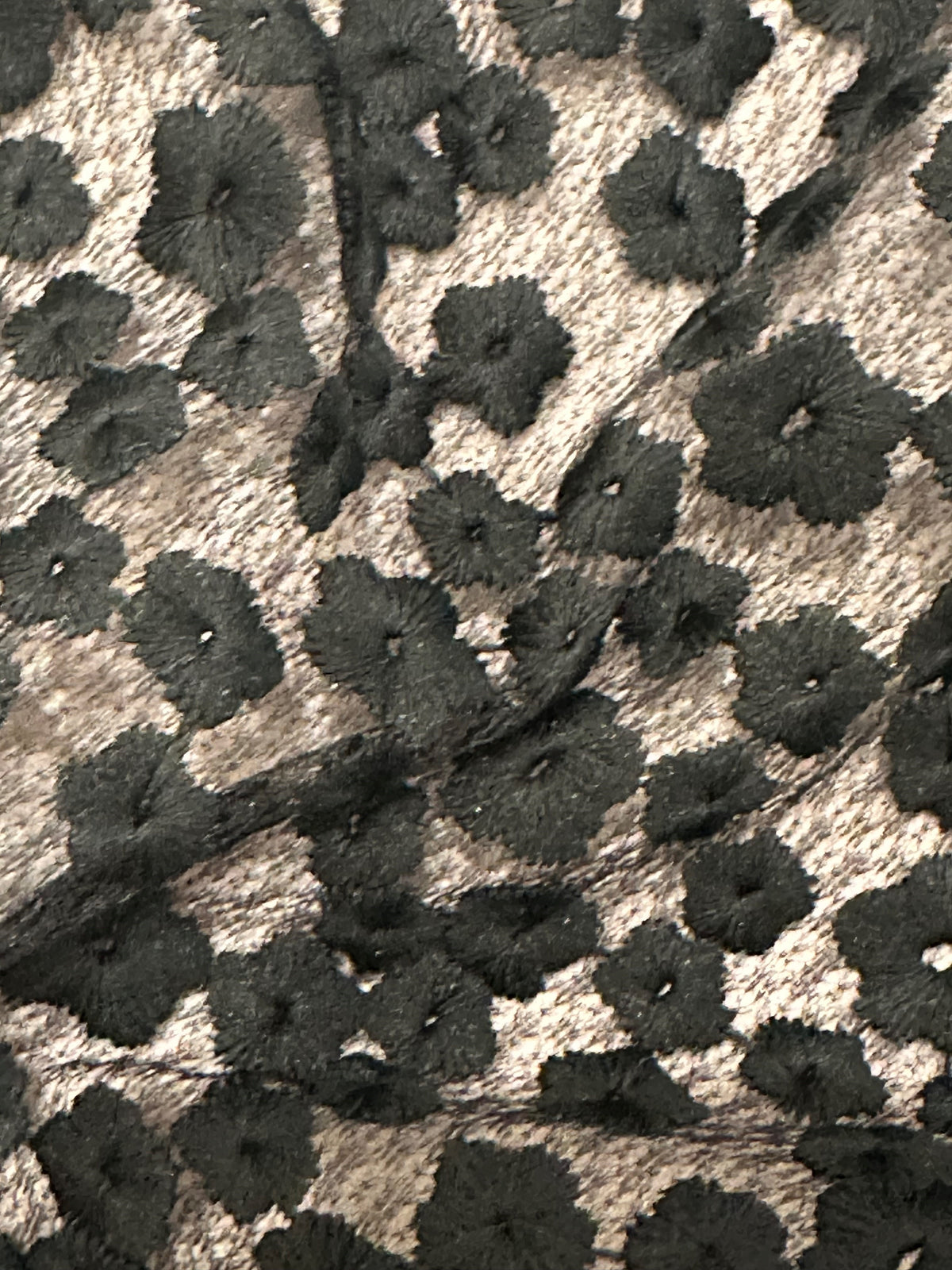 Dentelle à fleurs brodée noire - Madcap