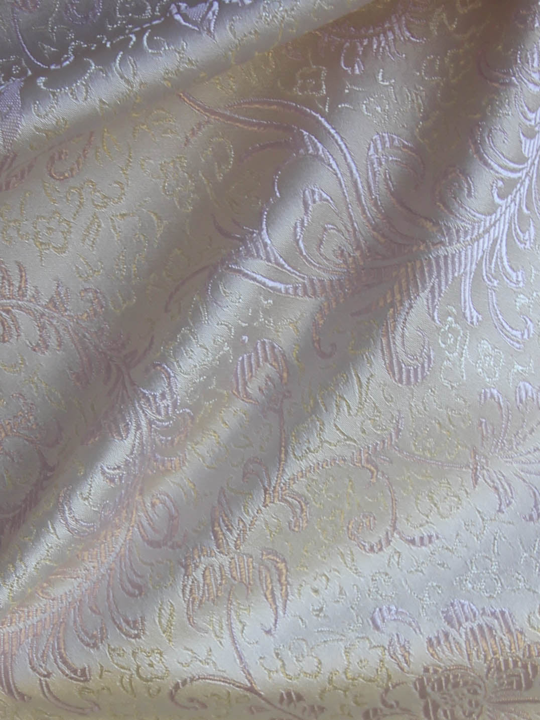 Tissu Jacquard Rose Pâle - Malaga