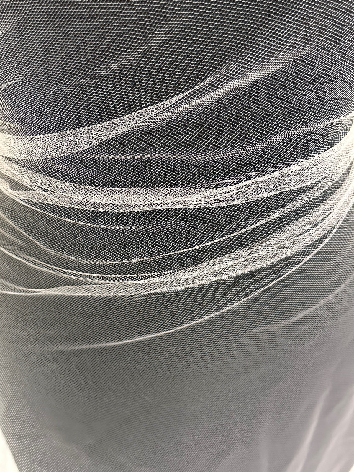 Tulle de mariée rose palepour voiles - Baritone