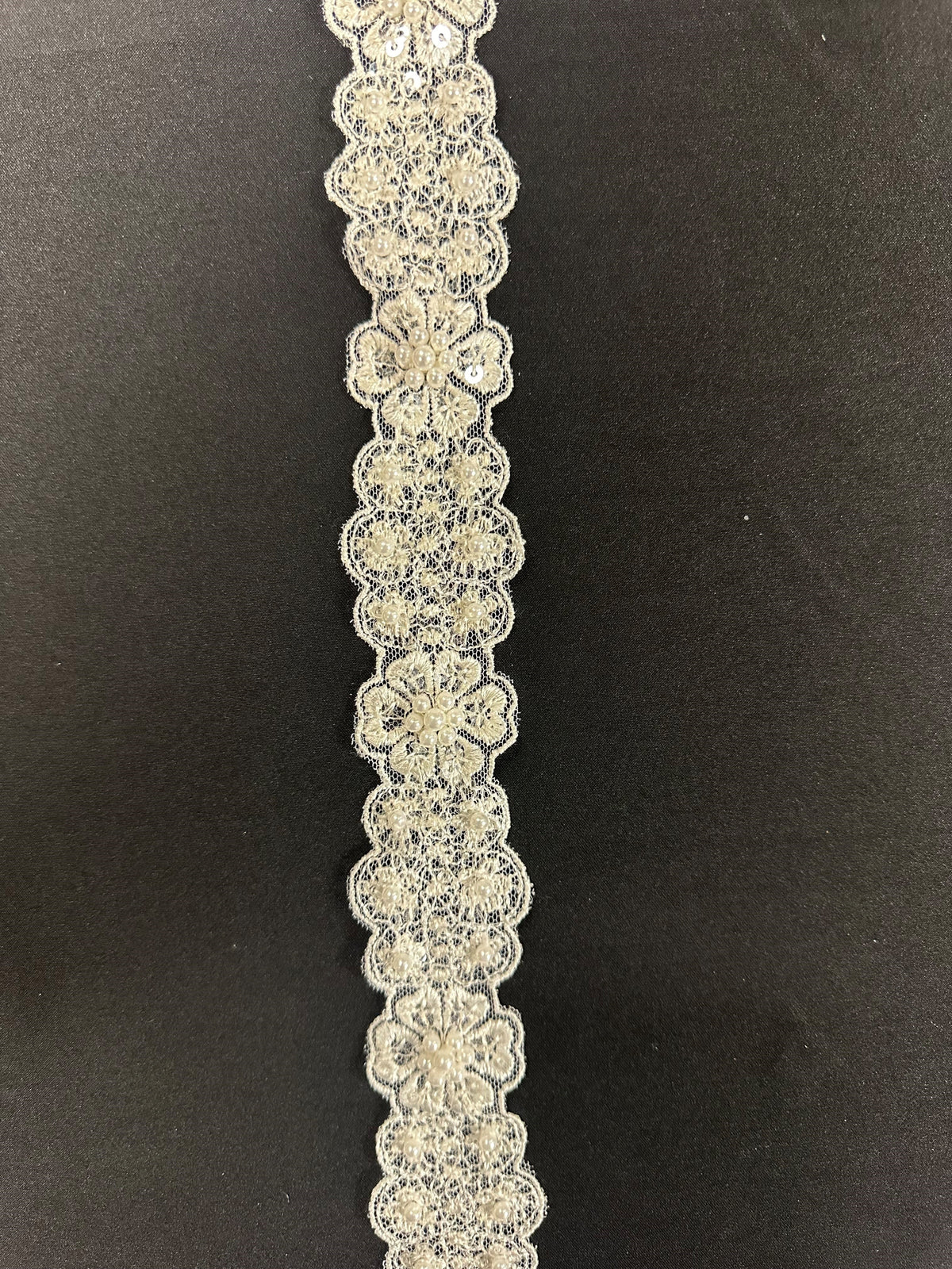 Bordure en cristal à sequins - Crocus