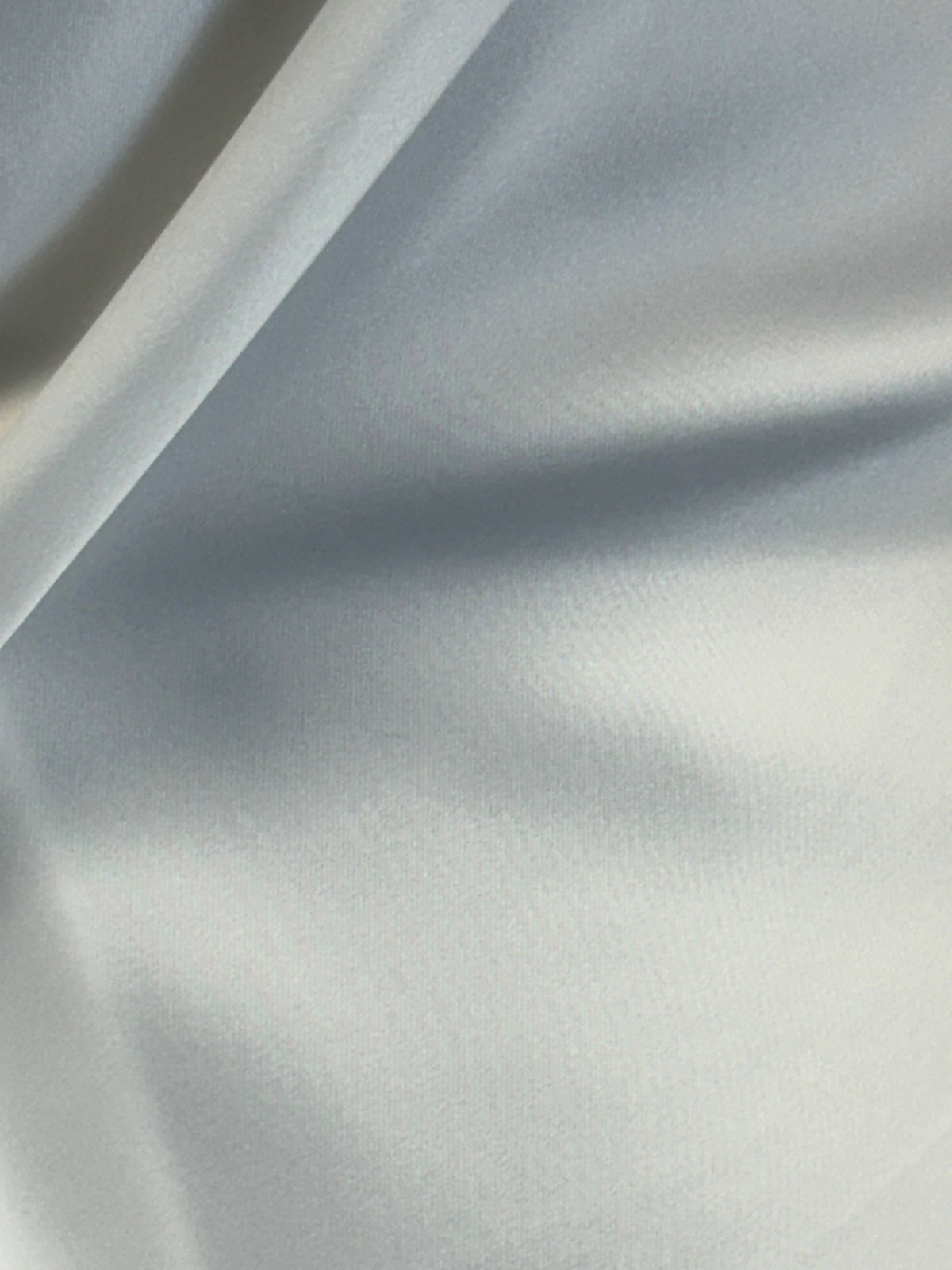 Satin Stretch Polyester Blanc - Sentry