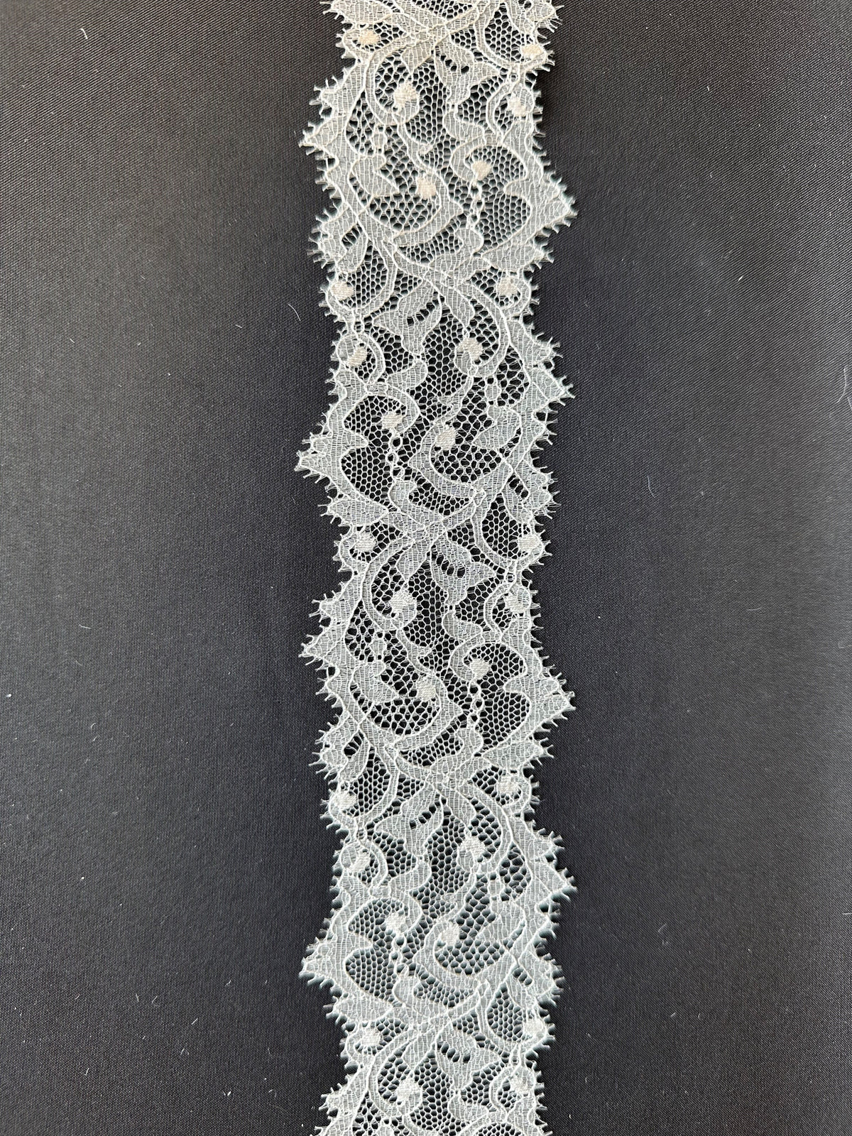 Bordure en dentelle légère ivoire - Merle