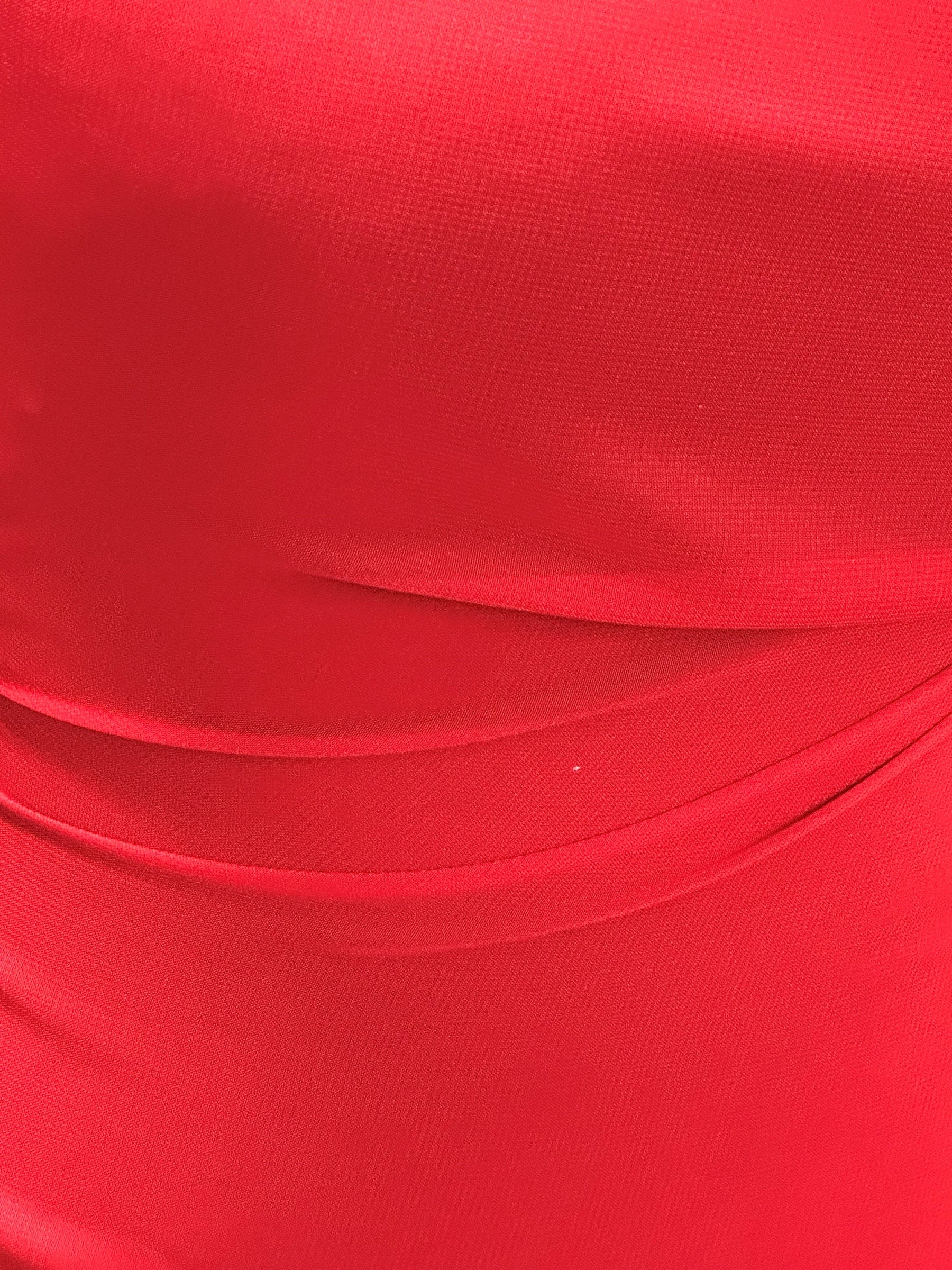 Mousseline Polyester Rouge - Benevolence
